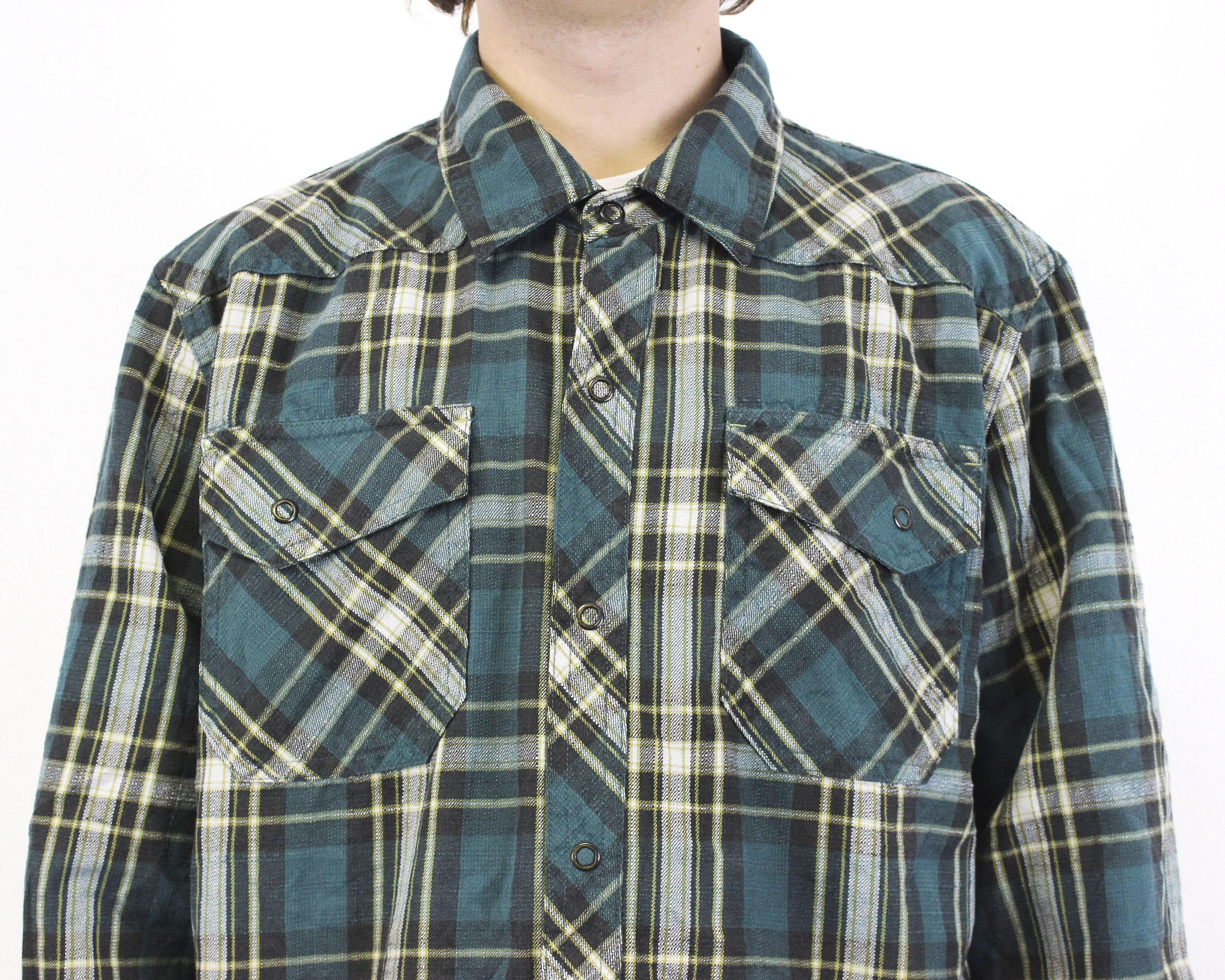 L.L. Bean L Wool Blend Flannel Over Shirt Tartan Plaid Long Sleeve Size US L / EU 52-54 / 3 - 6 Thumbnail
