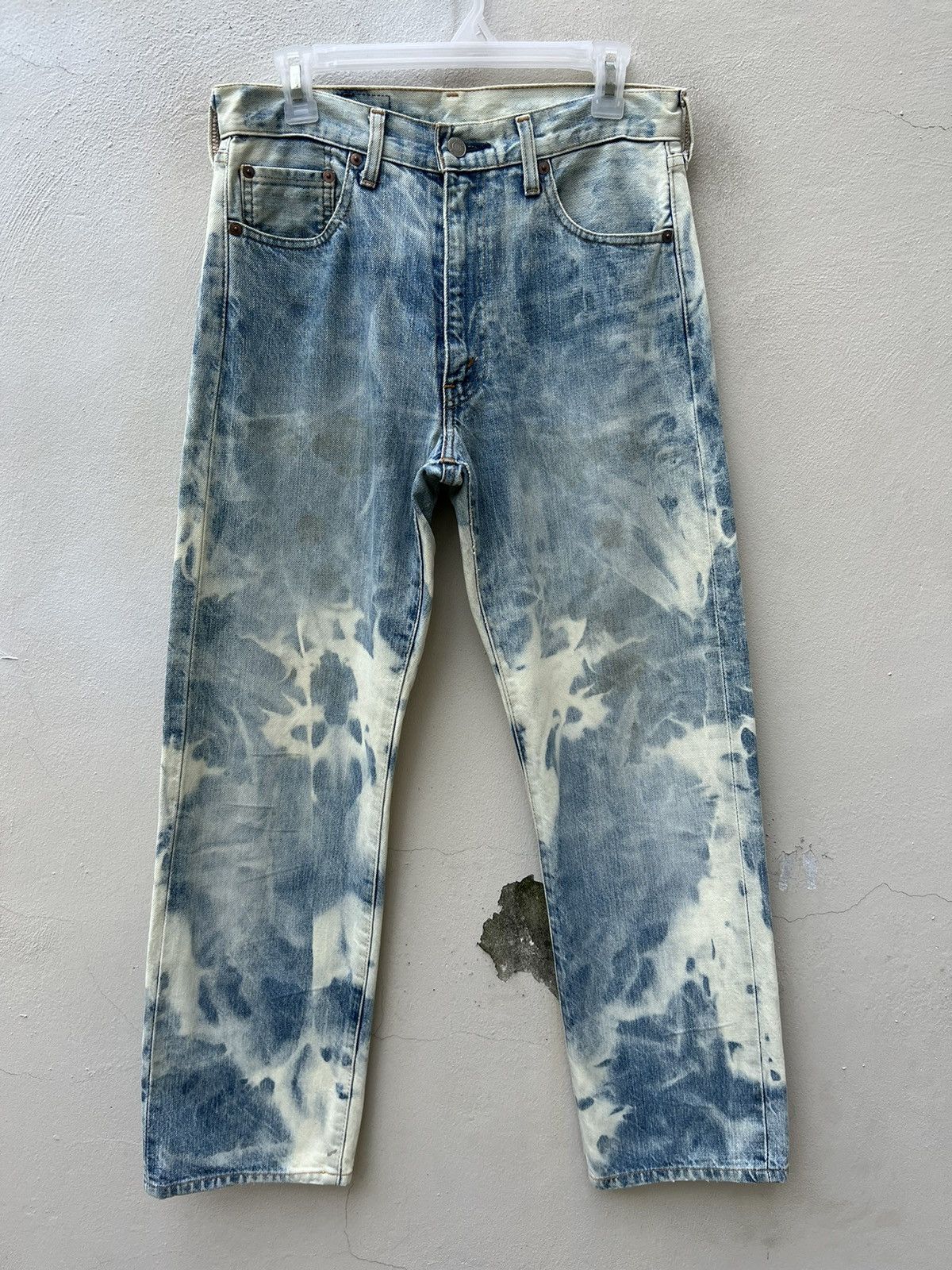 Levi's 1993 LVC Levi’s 502 XX Japan Dirty Bleached Selvedge Jeans Size US 30 / EU 46 - 6 Thumbnail