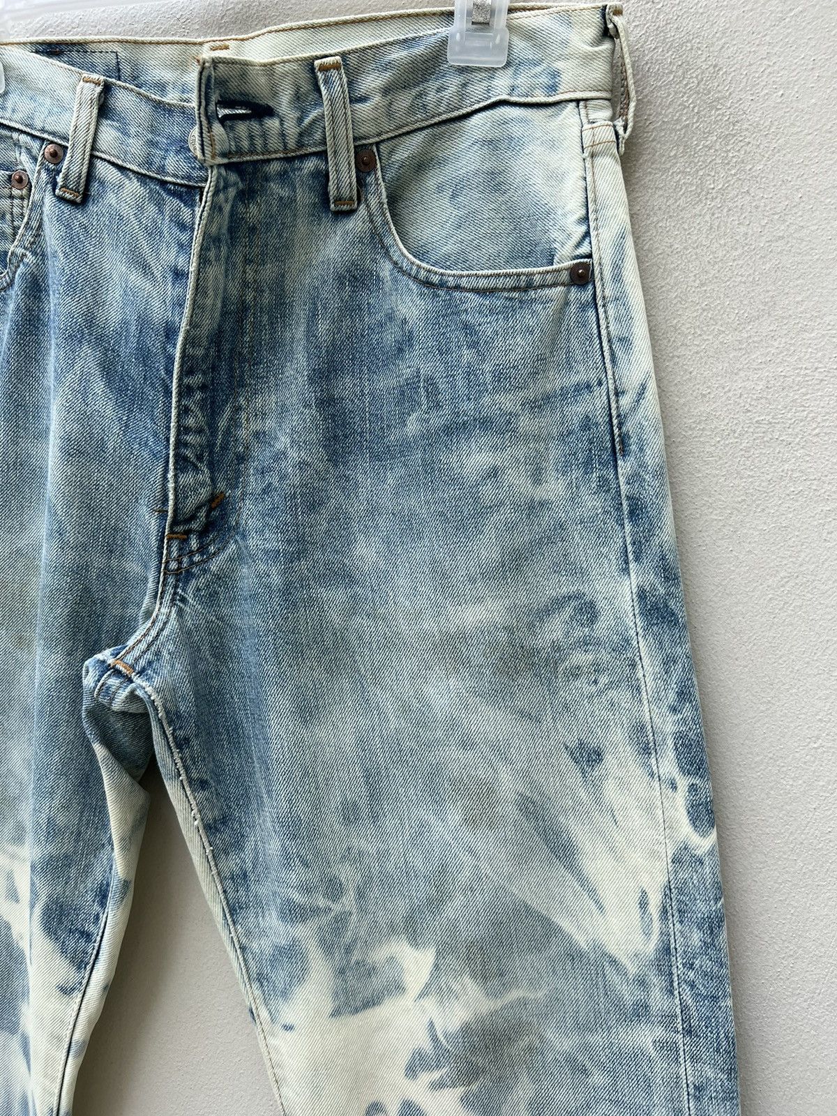 Levi's 1993 LVC Levi’s 502 XX Japan Dirty Bleached Selvedge Jeans Size US 30 / EU 46 - 12 Thumbnail