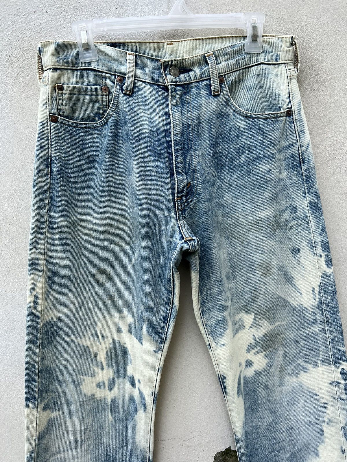 Levi's 1993 LVC Levi’s 502 XX Japan Dirty Bleached Selvedge Jeans Size US 30 / EU 46 - 7 Thumbnail
