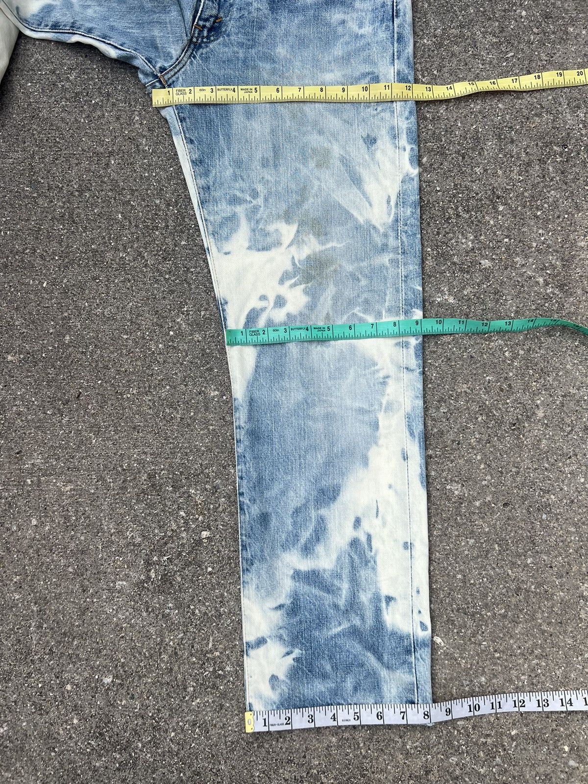 Levi's 1993 LVC Levi’s 502 XX Japan Dirty Bleached Selvedge Jeans Size US 30 / EU 46 - 3 Thumbnail