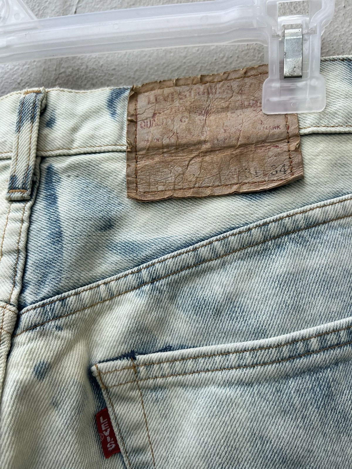 Levi's 1993 LVC Levi’s 502 XX Japan Dirty Bleached Selvedge Jeans Size US 30 / EU 46 - 20 Thumbnail