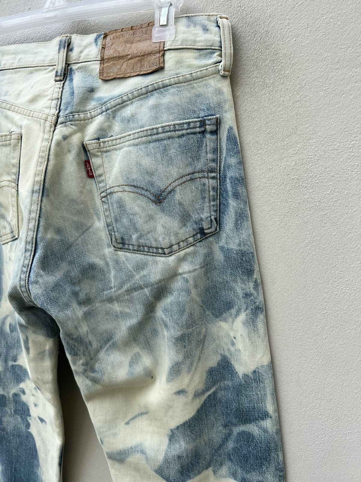 Levi's 1993 LVC Levi’s 502 XX Japan Dirty Bleached Selvedge Jeans Size US 30 / EU 46 - 19 Thumbnail
