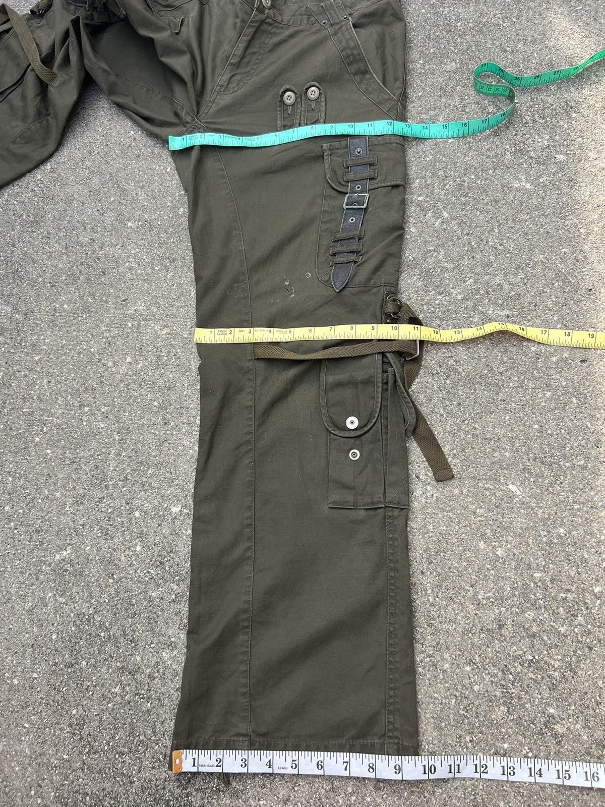 PPFM Vintage PPFM Japan Distress Tactical Cargo Trouser Pant Size US 31 - 3 Thumbnail