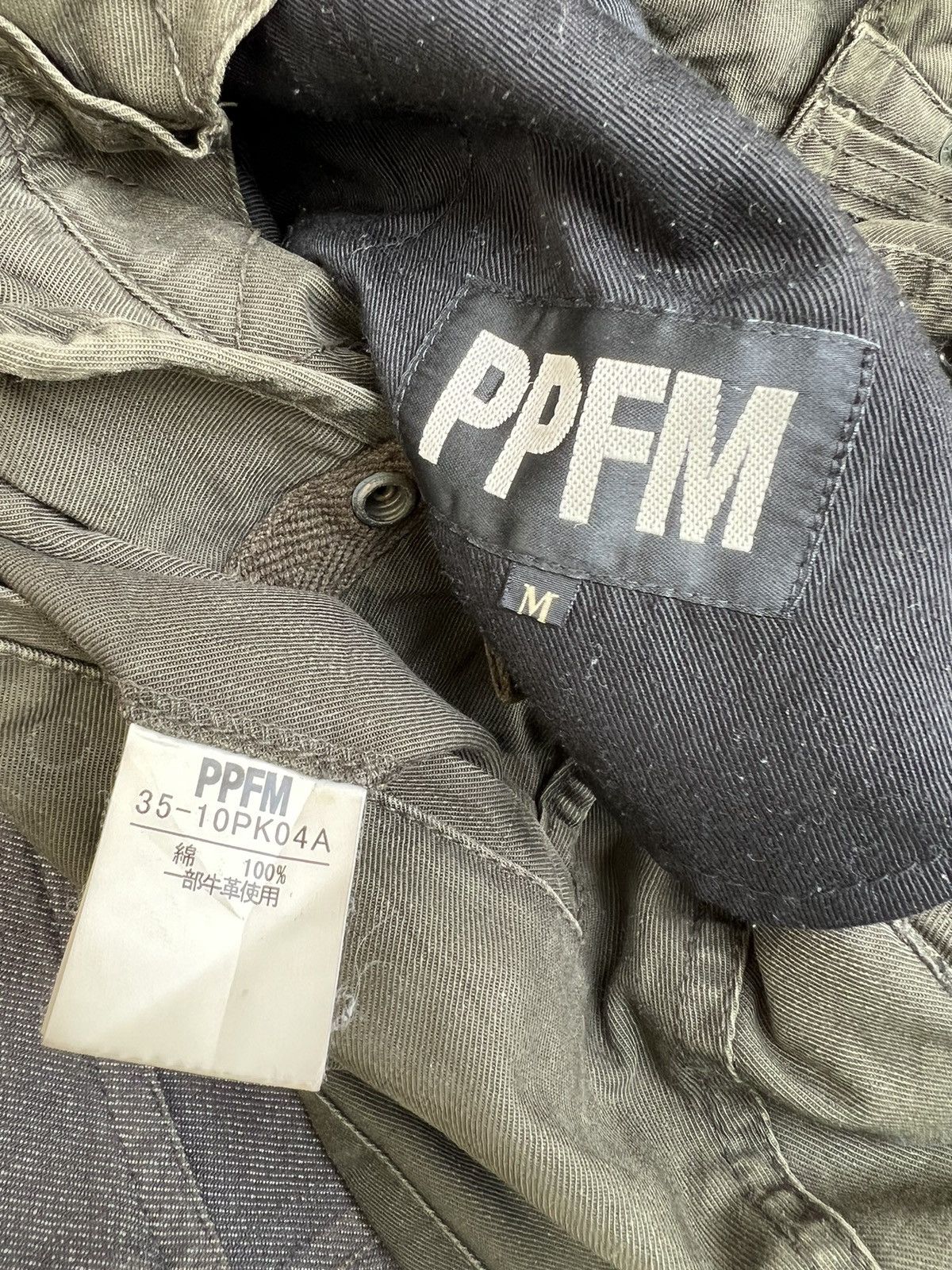 PPFM Vintage PPFM Japan Distress Tactical Cargo Trouser Pant Size US 31 - 25 Thumbnail