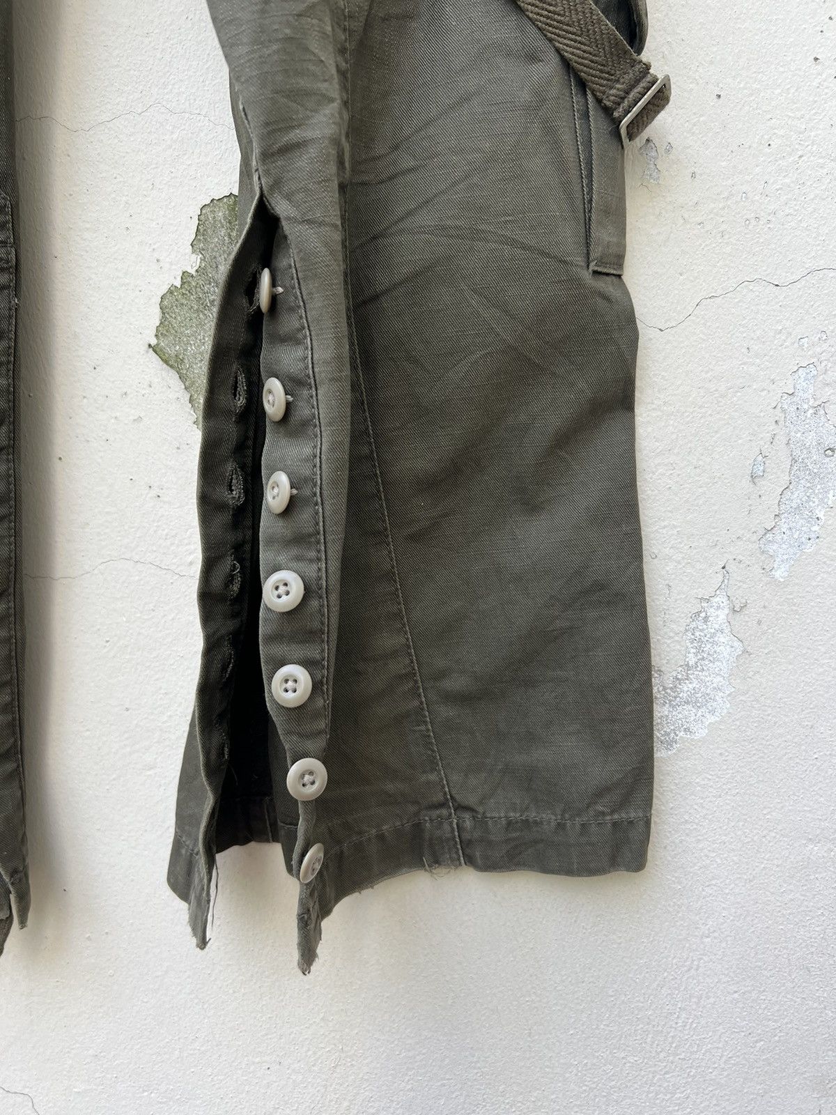 PPFM Vintage PPFM Japan Distress Tactical Cargo Trouser Pant Size US 31 - 22 Thumbnail