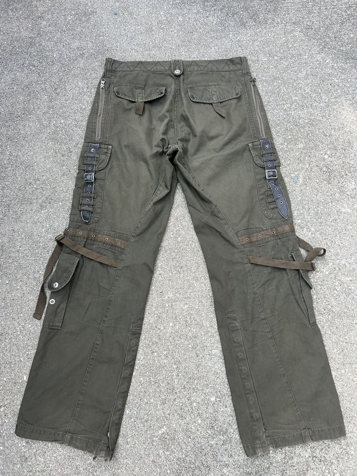 PPFM Vintage PPFM Japan Distress Tactical Cargo Trouser Pant Size US 31 - 5 Thumbnail