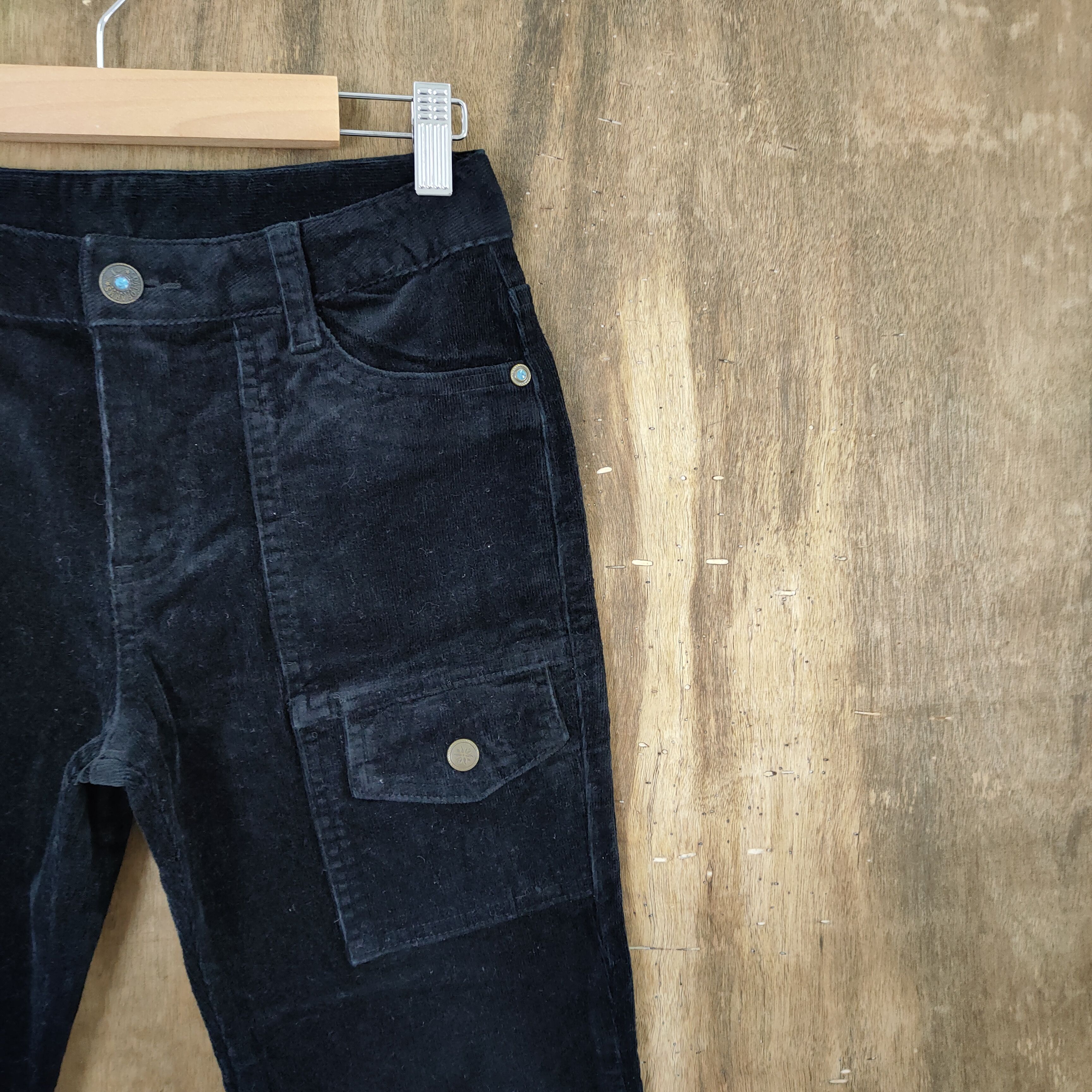 Japanese Brand BLACK JAPANESE BRAND CORDUROY BUSH PANTS /CARGO PANT Size US 26 / EU 42 - 10 Thumbnail