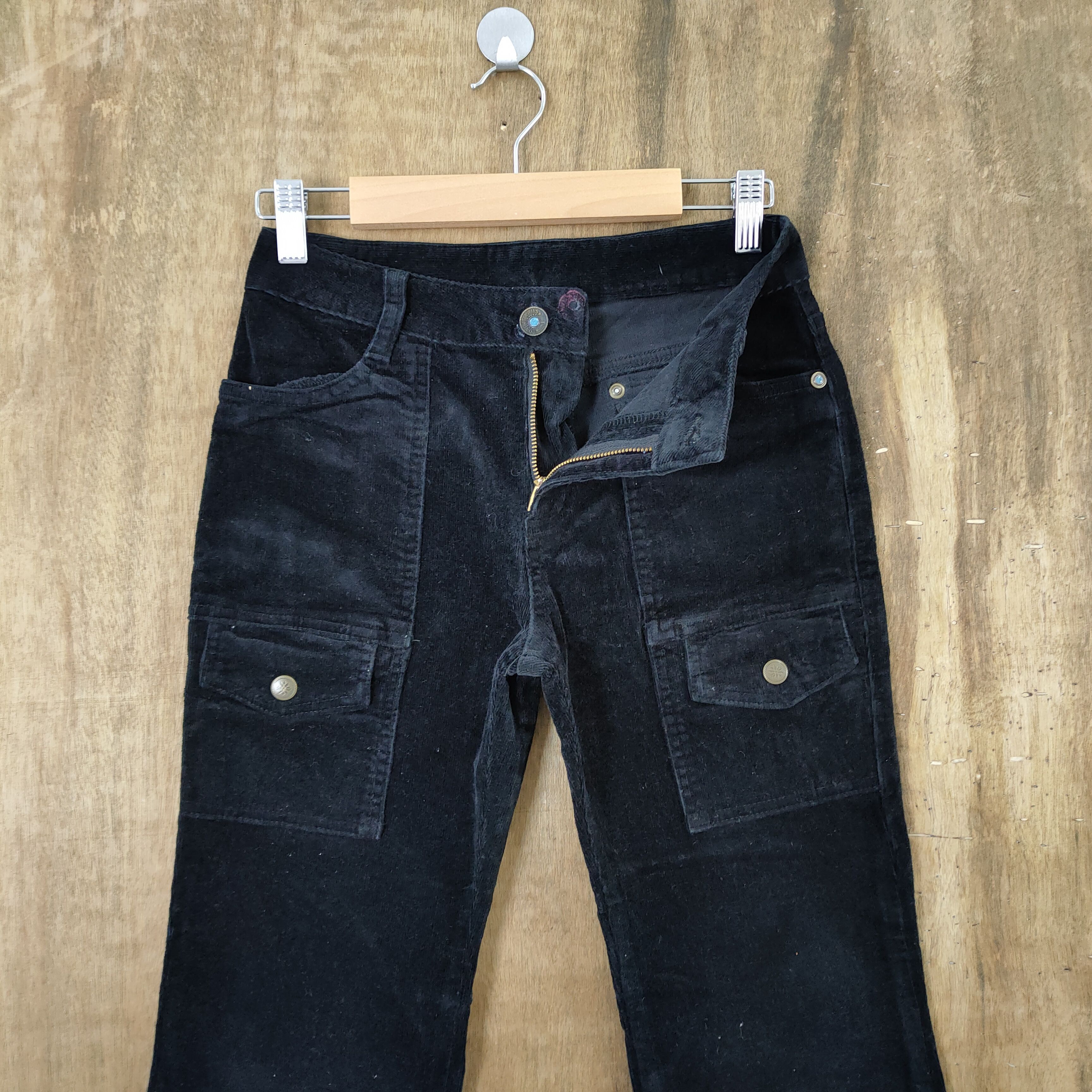 Japanese Brand BLACK JAPANESE BRAND CORDUROY BUSH PANTS /CARGO PANT Size US 26 / EU 42 - 2 Thumbnail