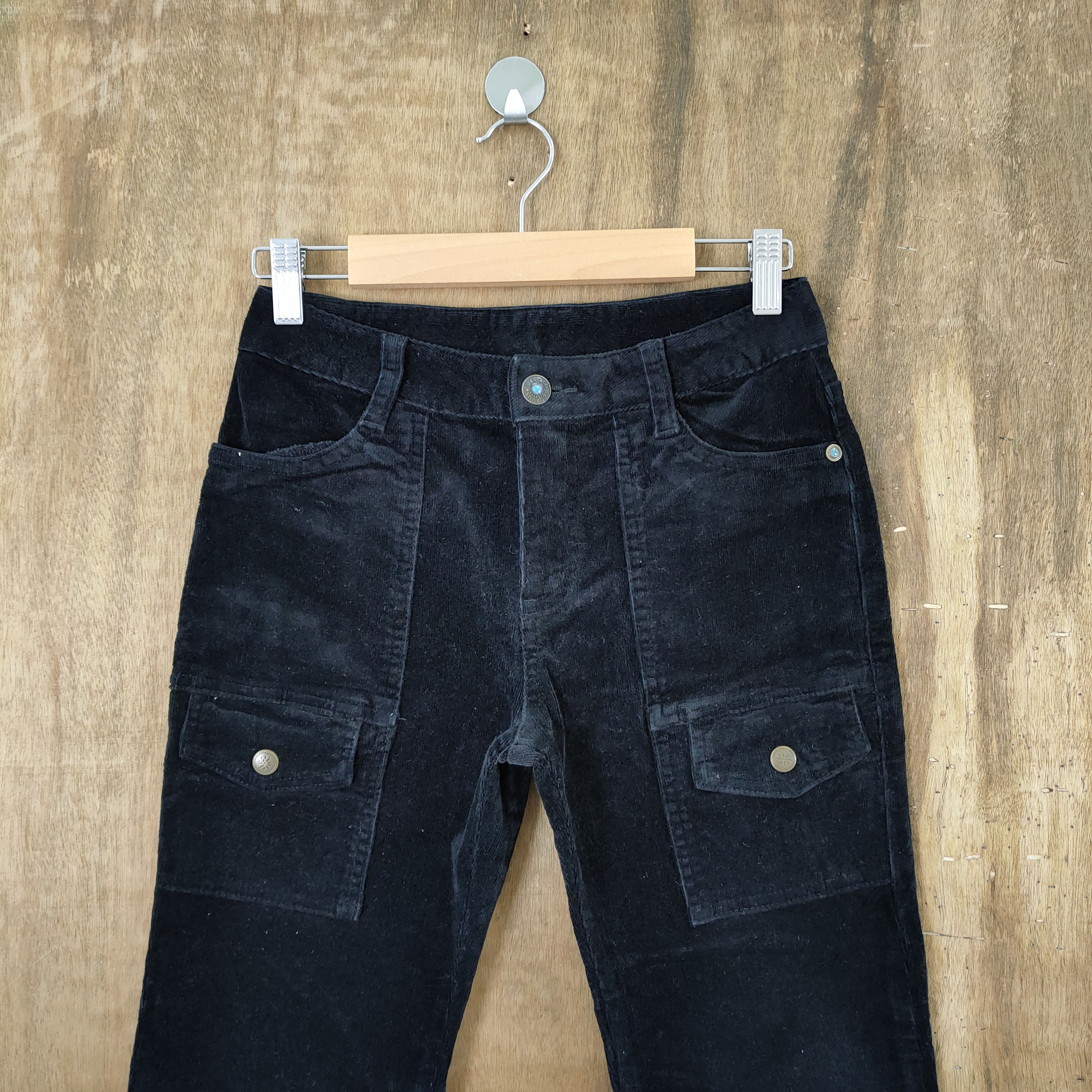 Japanese Brand BLACK JAPANESE BRAND CORDUROY BUSH PANTS /CARGO PANT Size US 26 / EU 42 - 5 Thumbnail