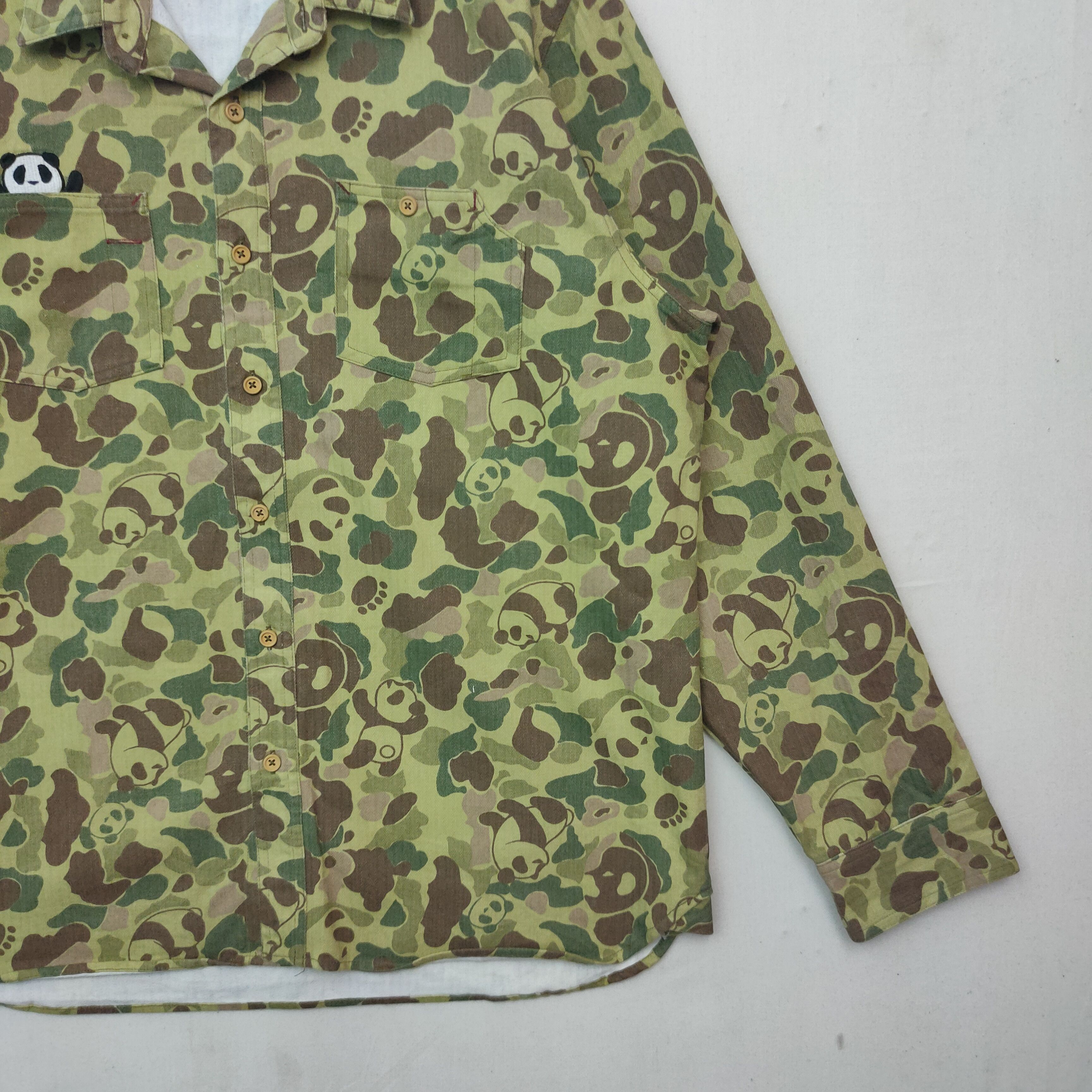 Japanese Brand Vintage PANDIESTA JAPAN Frog Skin Camo Jacket Size US L / EU 52-54 / 3 - 2 Thumbnail
