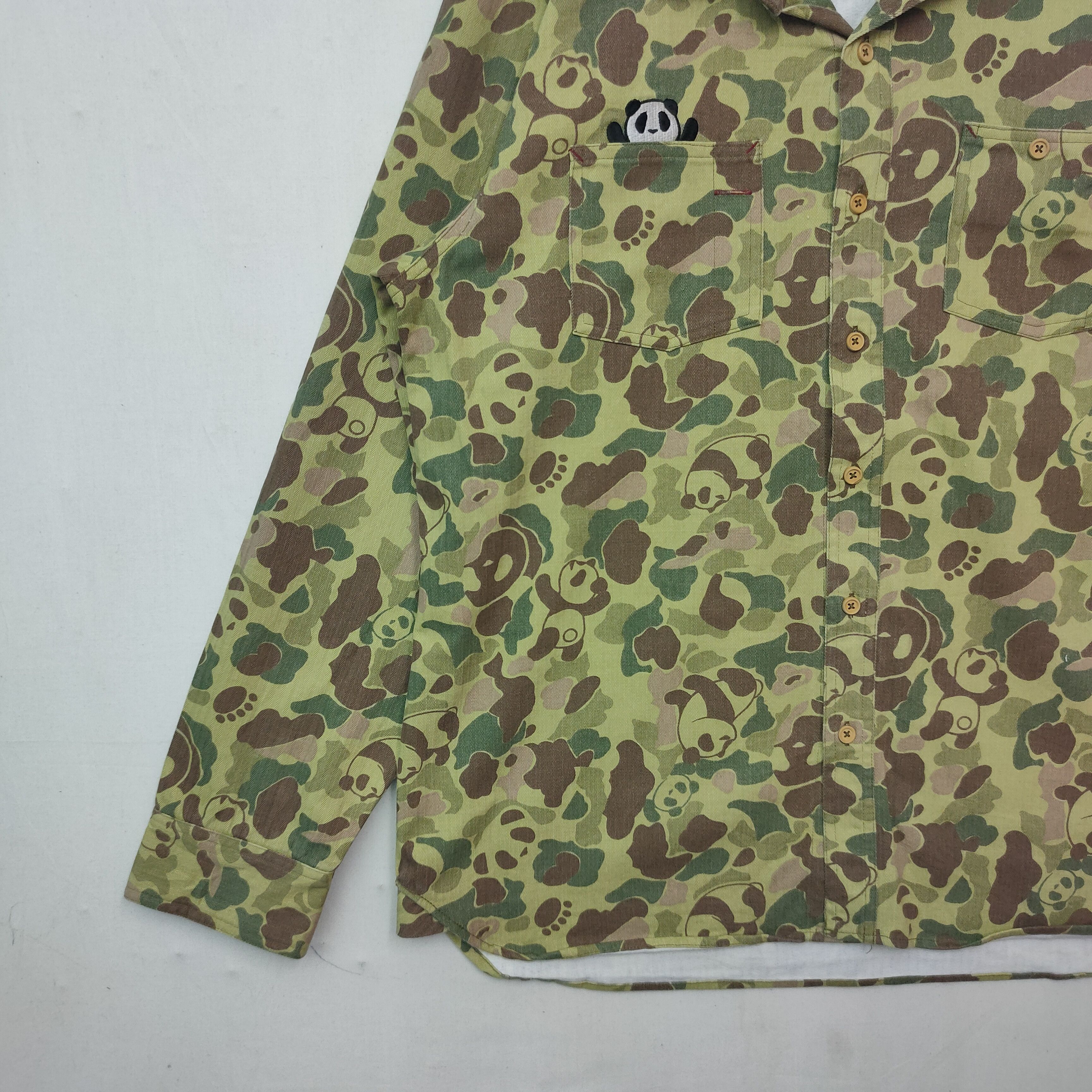 Japanese Brand Vintage PANDIESTA JAPAN Frog Skin Camo Jacket Size US L / EU 52-54 / 3 - 3 Thumbnail