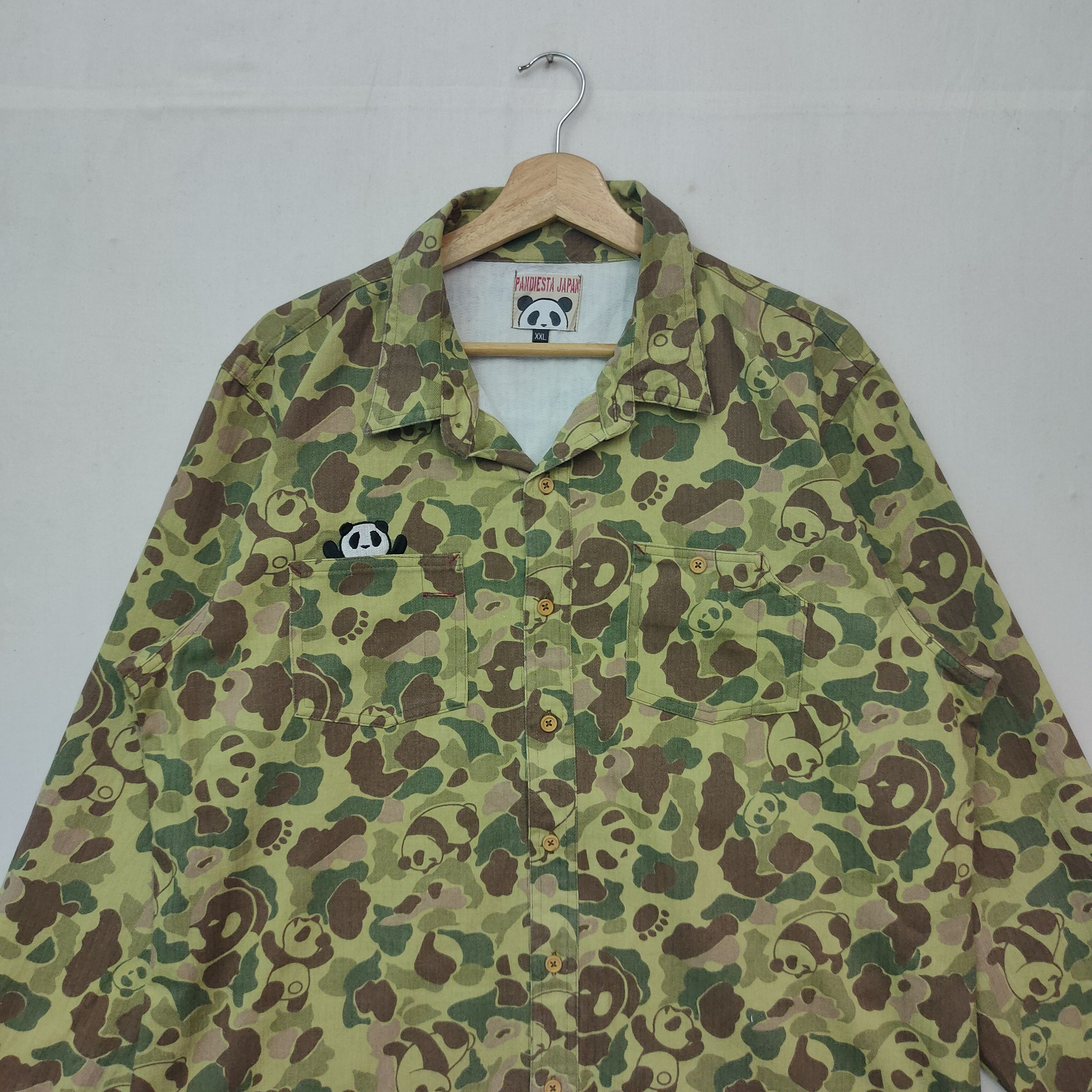 Japanese Brand Vintage PANDIESTA JAPAN Frog Skin Camo Jacket Size US L / EU 52-54 / 3 - 4 Thumbnail
