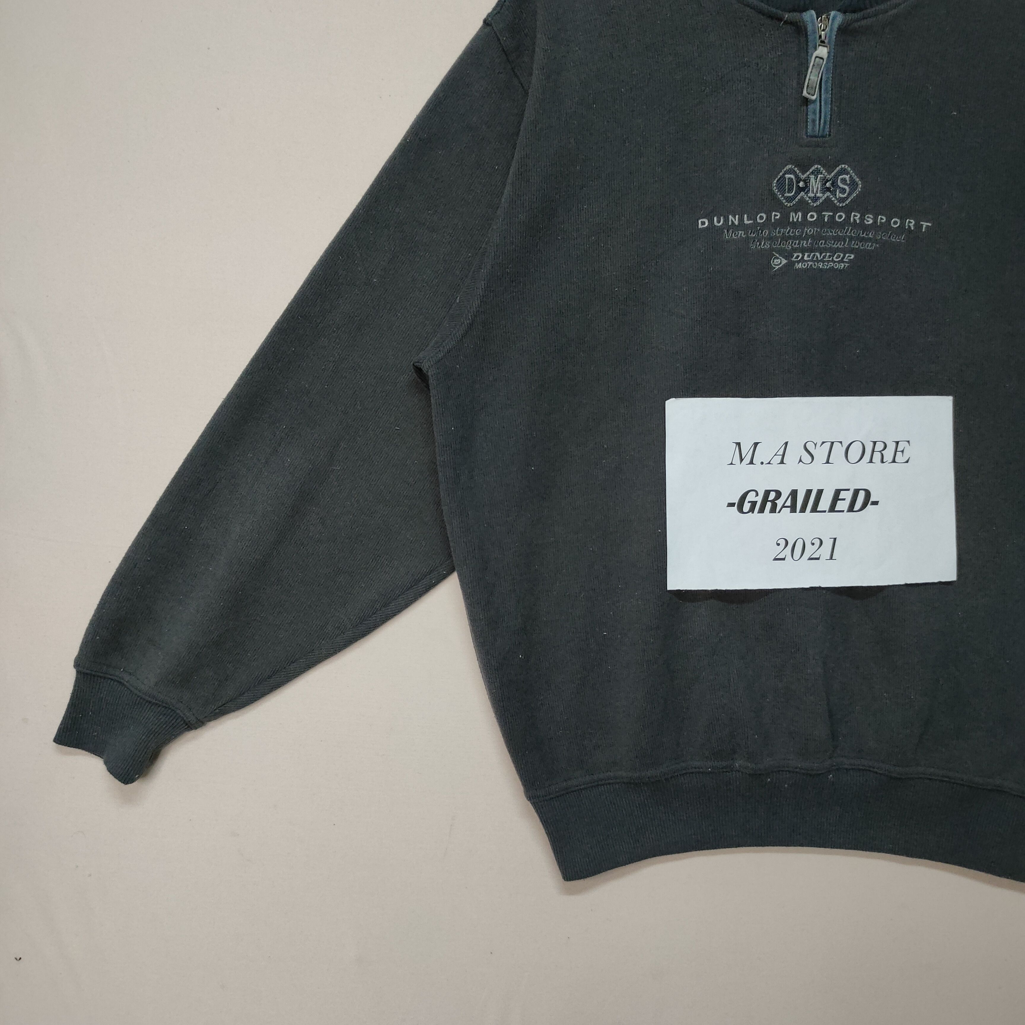 Dunlop VINTAGE DUNLOP MOTORSPORT EMBROIDERY SMALL LOGO SWEATSHIRT Size US L / EU 52-54 / 3 - 11 Thumbnail