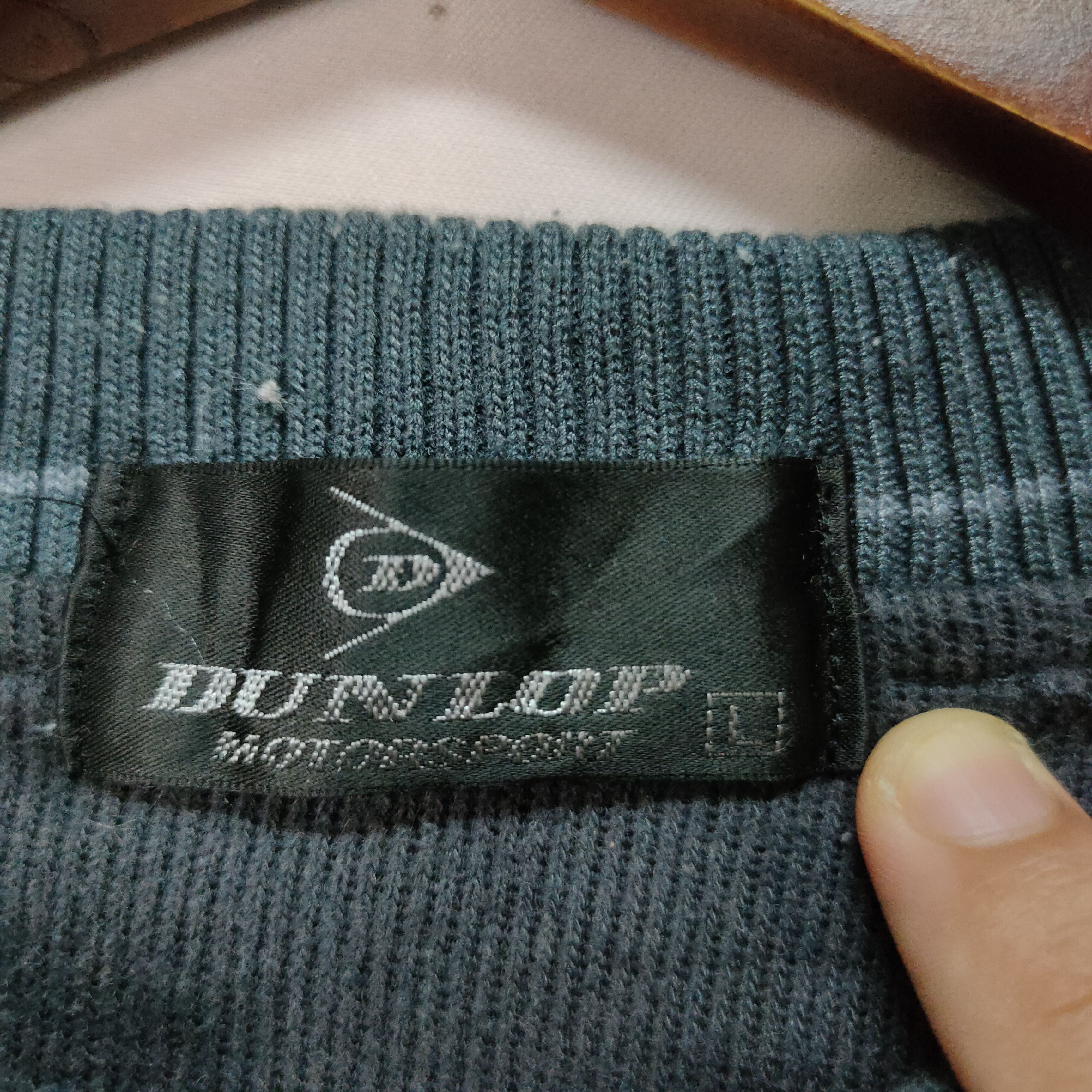 Dunlop VINTAGE DUNLOP MOTORSPORT EMBROIDERY SMALL LOGO SWEATSHIRT Size US L / EU 52-54 / 3 - 8 Thumbnail