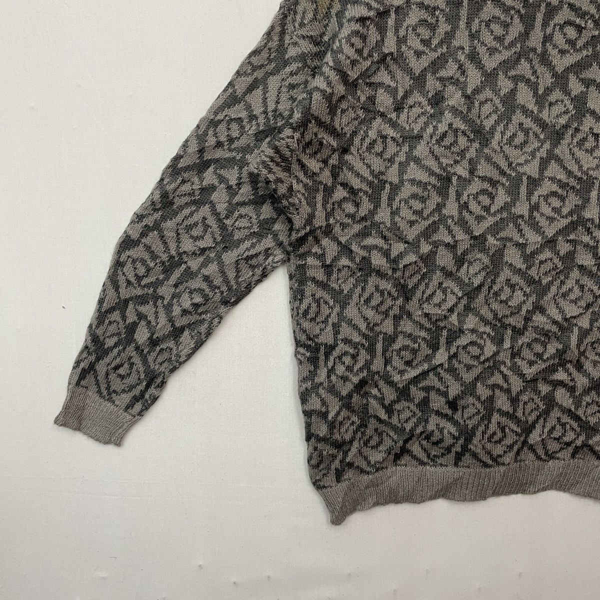 Aran Isles Knitwear Vtg‼️ RADISH Full Print Crewneck Knitwear Sweater Jumper Size US S / EU 44-46 / 1 - 9 Thumbnail