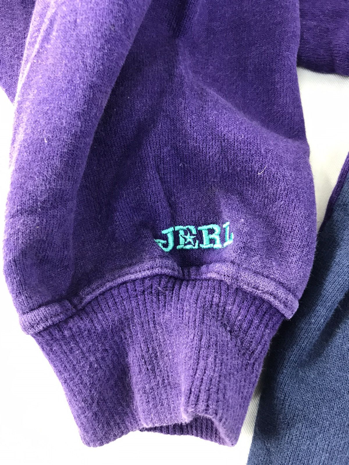 Jerzees × Vintage JERL New York Usa Spell Out Colour Block Crewneck K938j Size US M / EU 48-50 / 2 - 9 Thumbnail