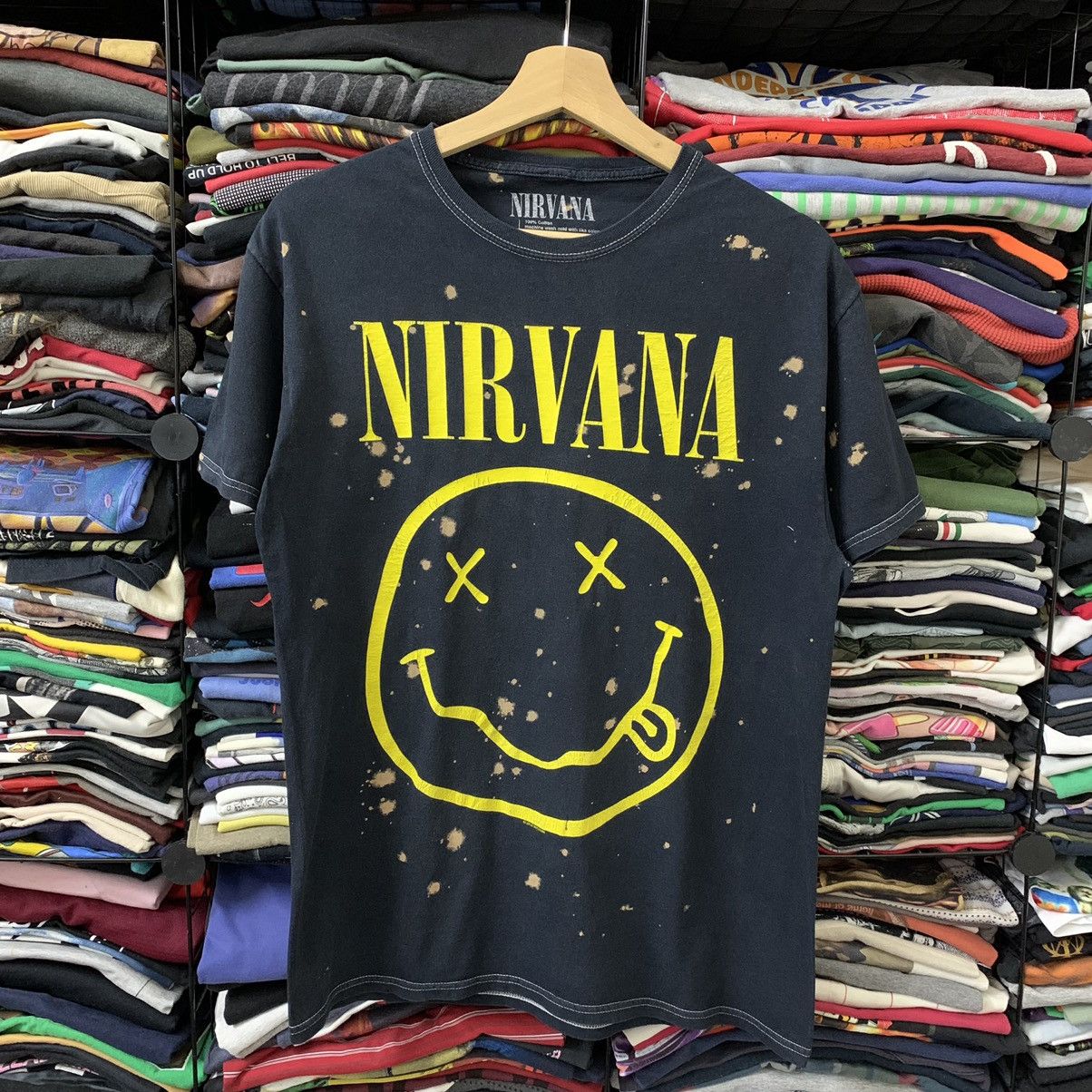 Band Tees NIRVANA ACID WASH Size US M / EU 48-50 / 2 - 1 Thumbnail