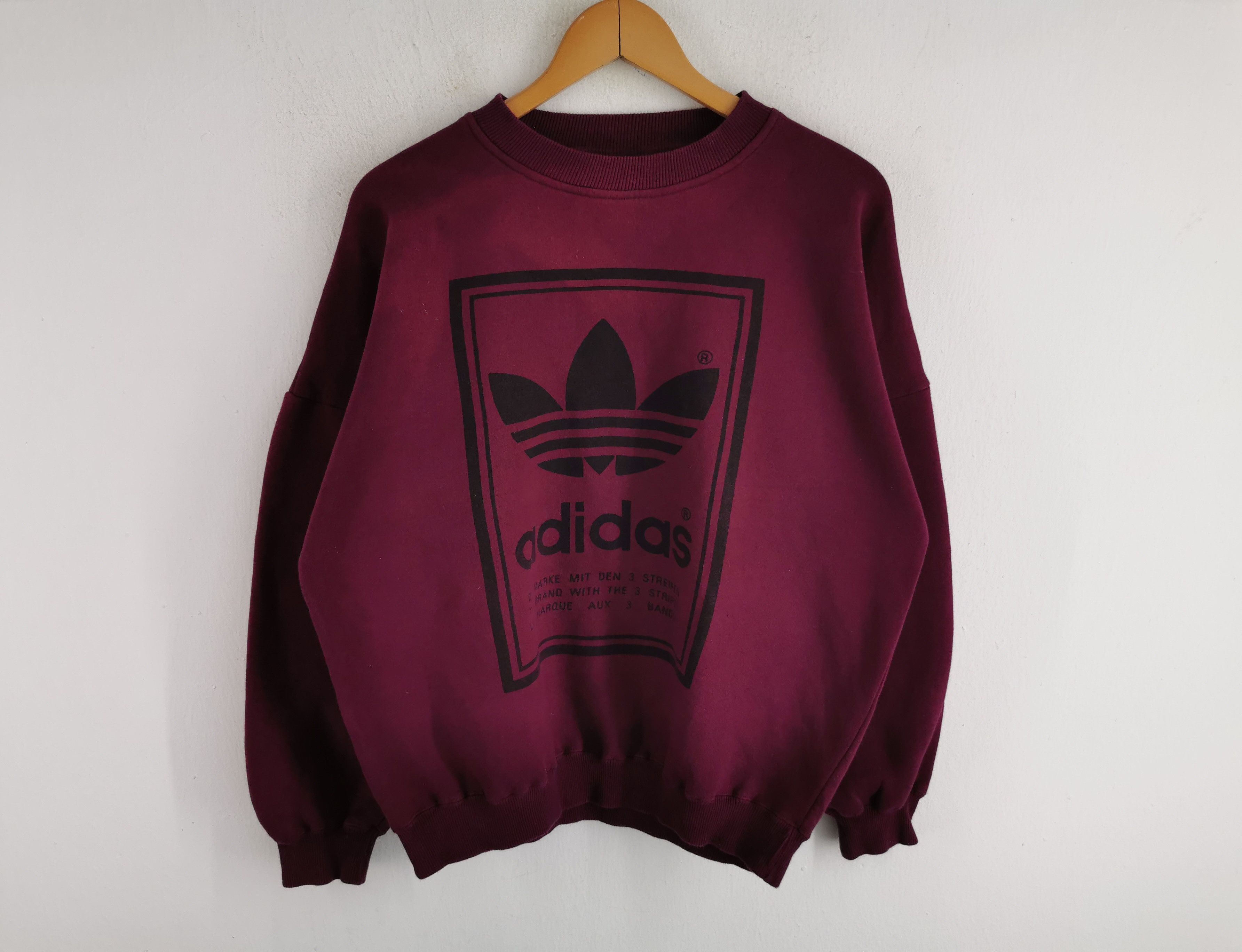 Vintage 90s Adidas Pullover Sweatshirt Size M
