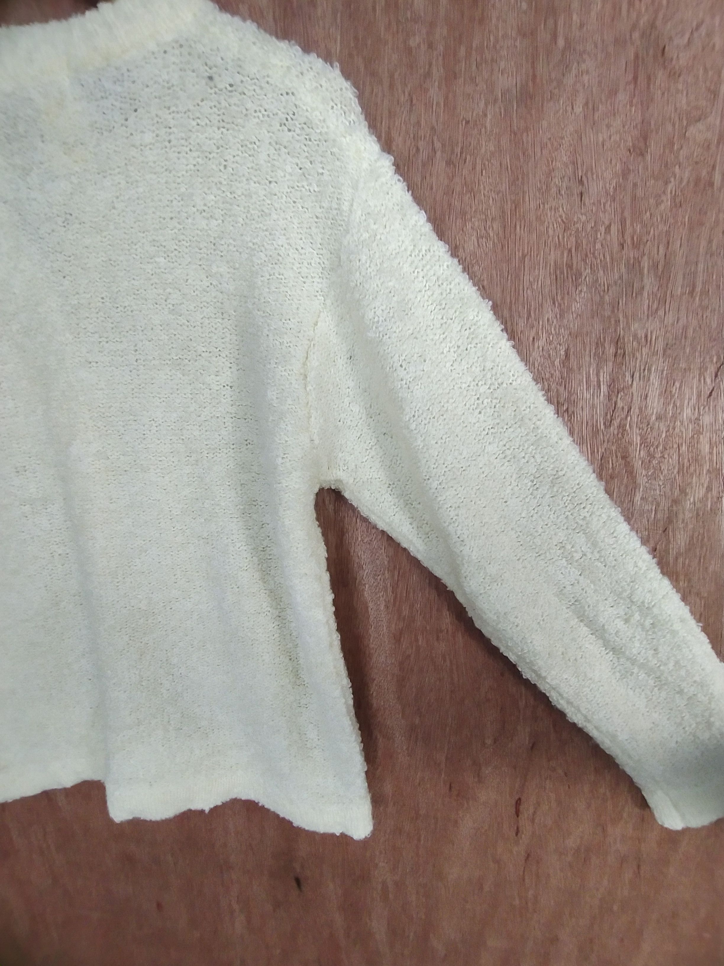 Vintage Varustessa International cream cardigan knitwear #S021 Size L / US 10 / IT 46 - 12 Thumbnail