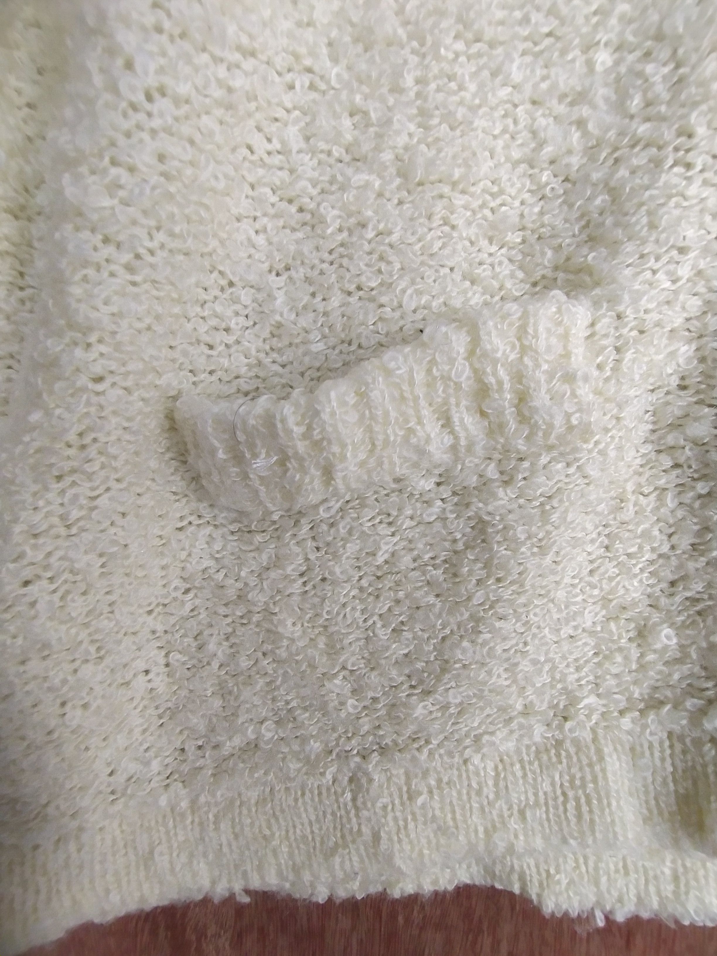 Vintage Varustessa International cream cardigan knitwear #S021 Size L / US 10 / IT 46 - 7 Thumbnail