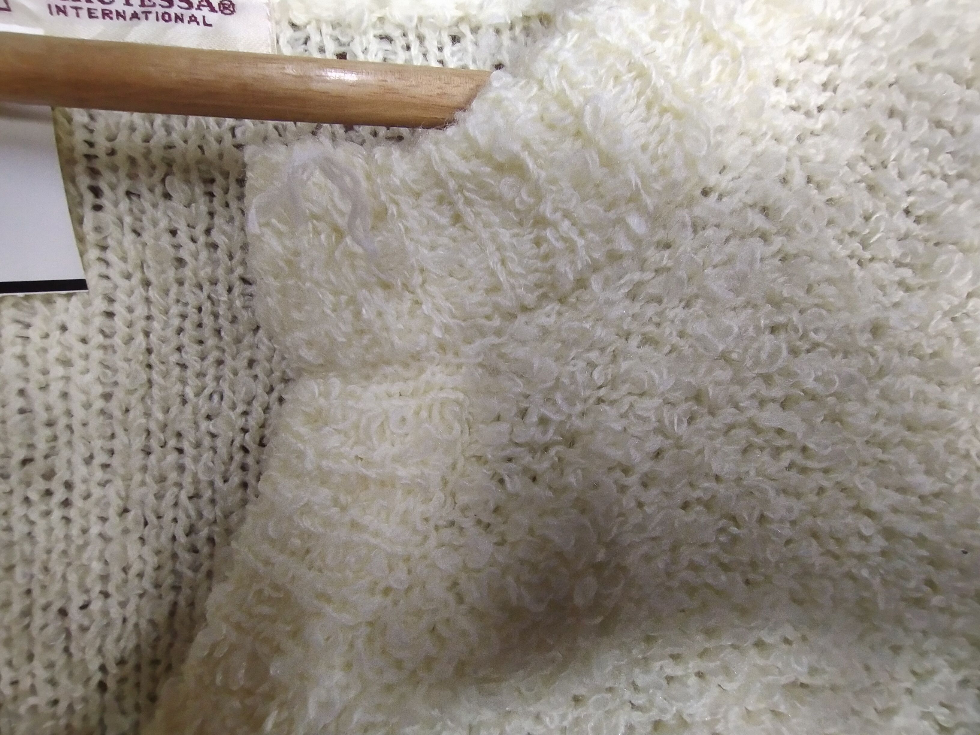 Vintage Varustessa International cream cardigan knitwear #S021 Size L / US 10 / IT 46 - 5 Thumbnail