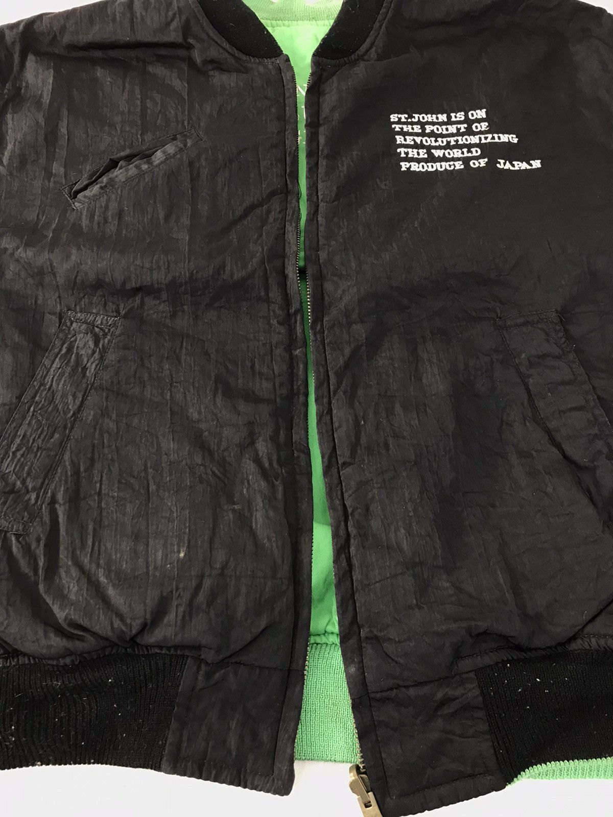 Japanese Brand × Vintage St. John House International Express Bomber Quilted Inner Size US XL / EU 56 / 4 - 8 Thumbnail