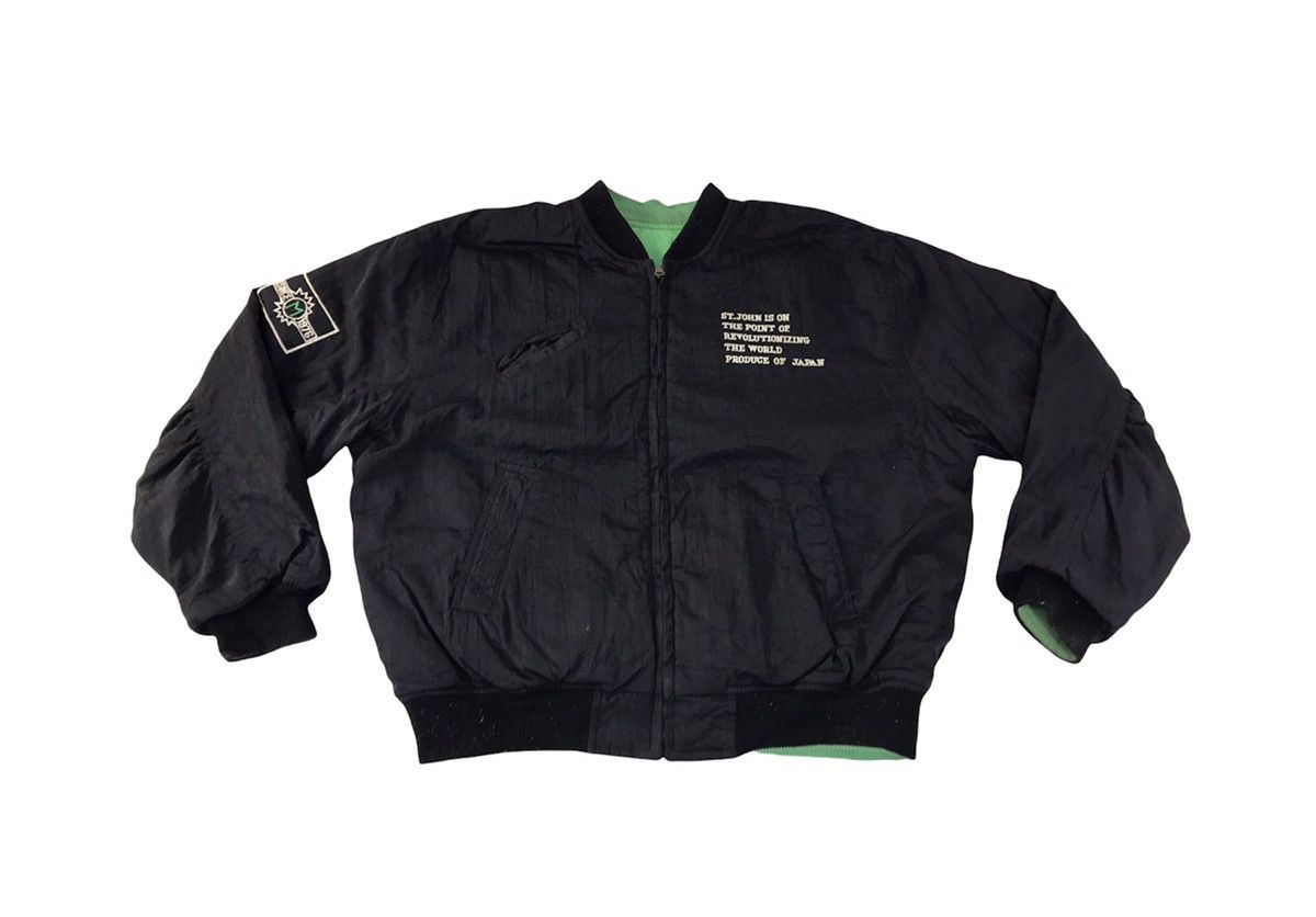Japanese Brand × Vintage St. John House International Express Bomber Quilted Inner Size US XL / EU 56 / 4 - 2 Thumbnail