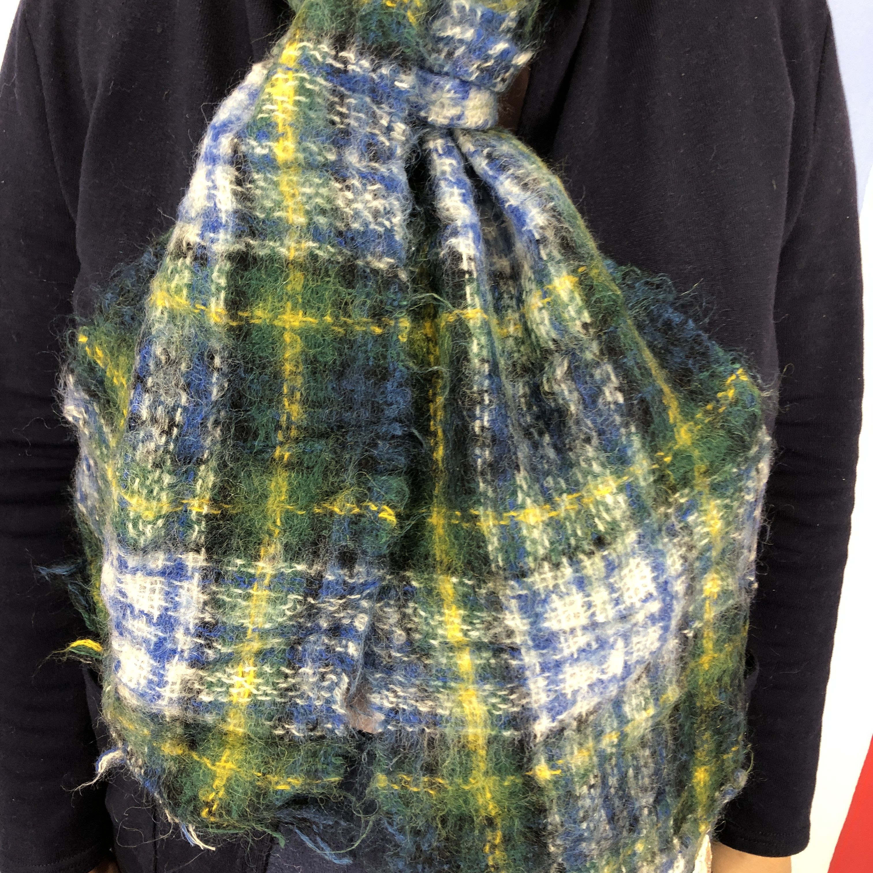 Other ROBERT MACKIE Mohair Muffler Scarf #0991/AG Size ONE SIZE - 3 Thumbnail