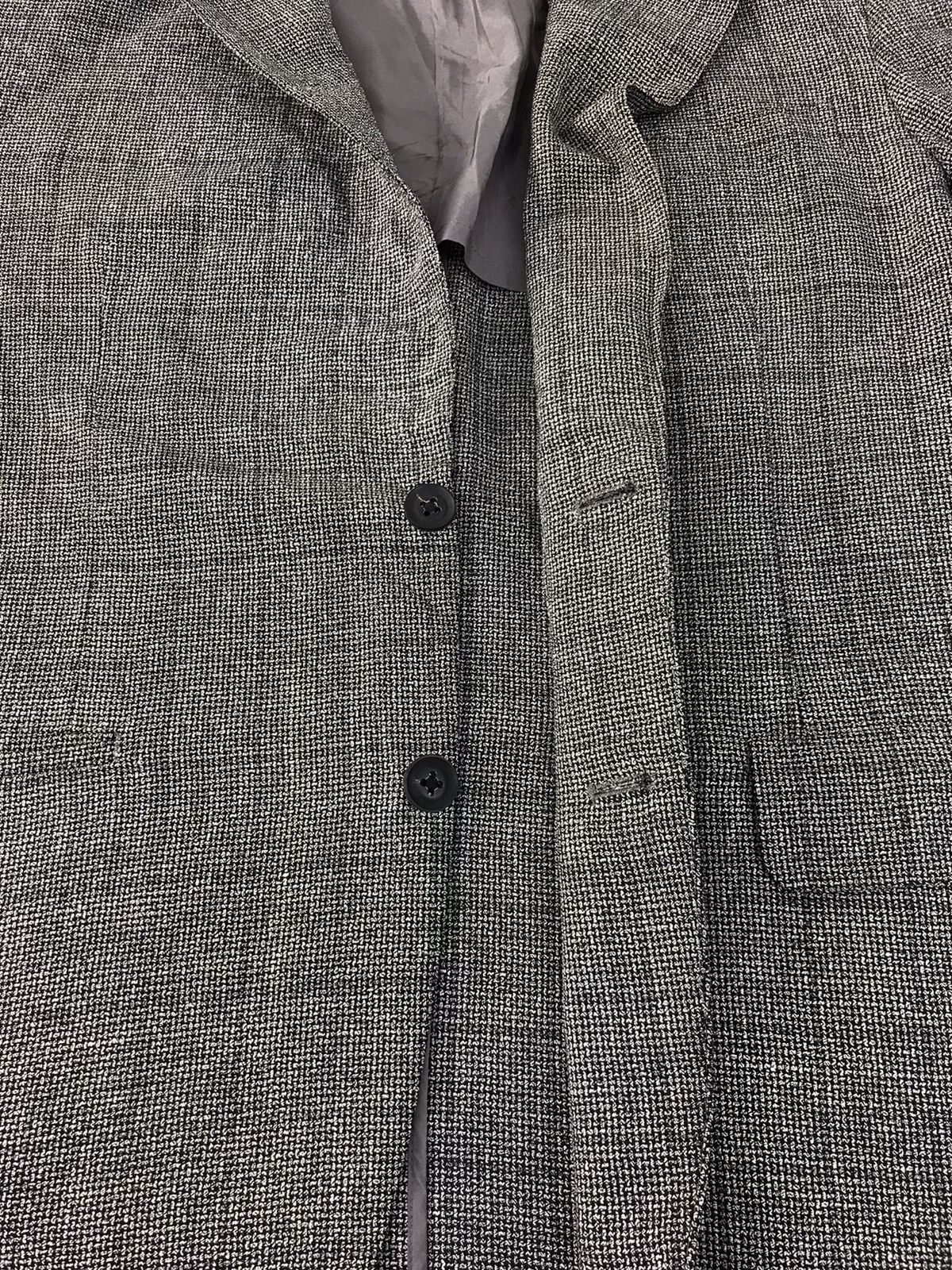 Burberry × Vintage Burberrys London Prestige Collection Wool Silk Blazer Coat Size 52R - 4 Thumbnail