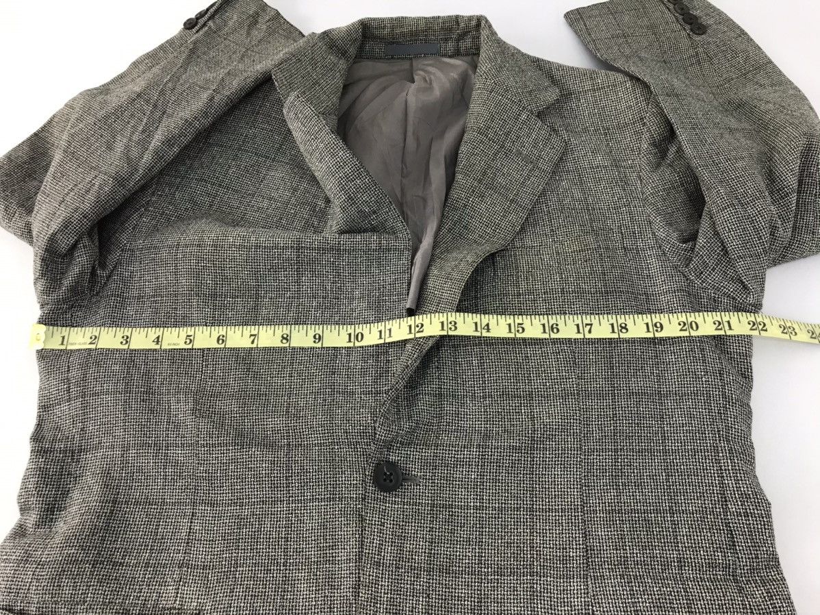 Burberry × Vintage Burberrys London Prestige Collection Wool Silk Blazer Coat Size 52R - 9 Thumbnail