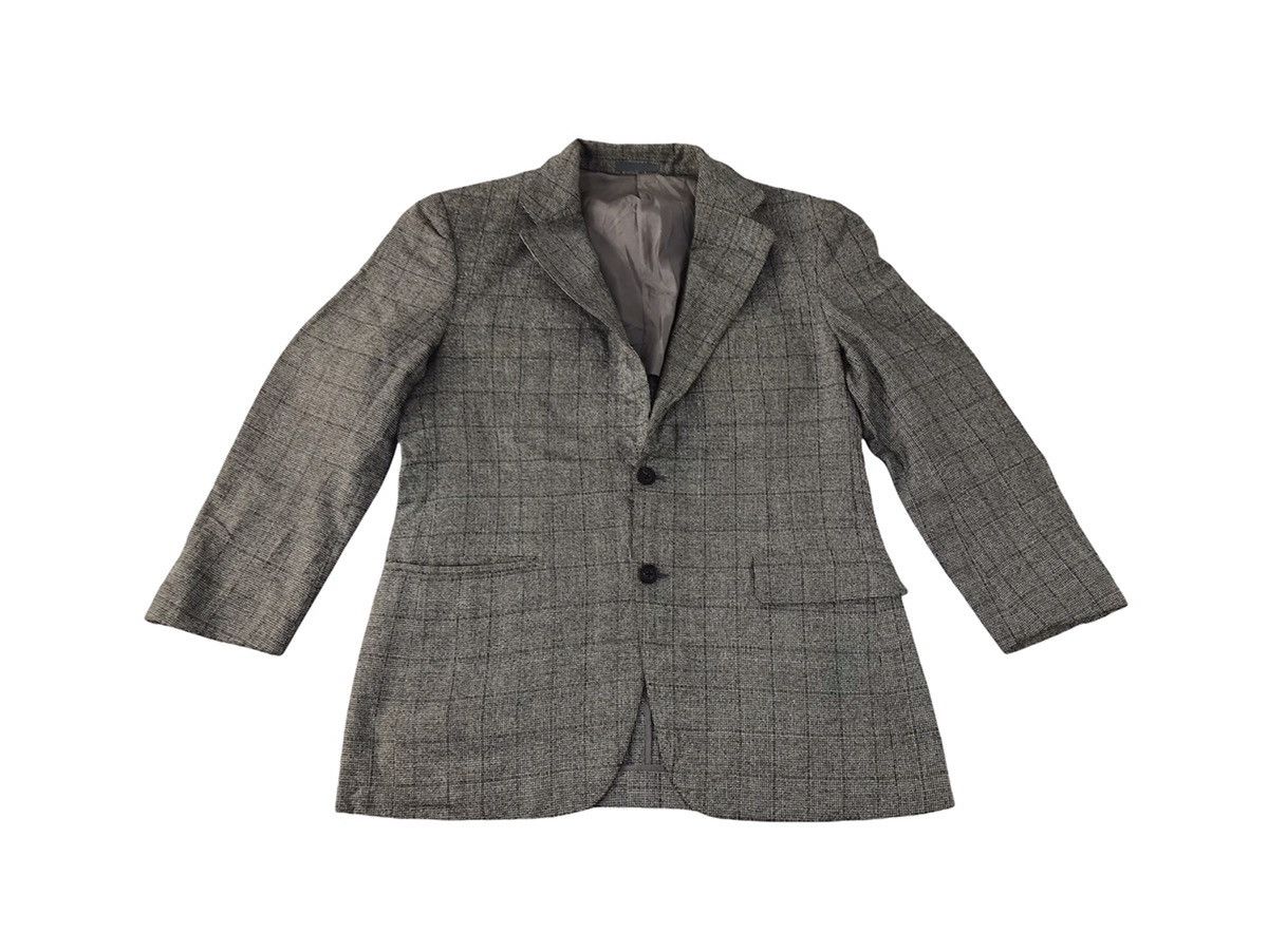 Burberrys London Prestige Collection Wool Silk Blazer Coat
