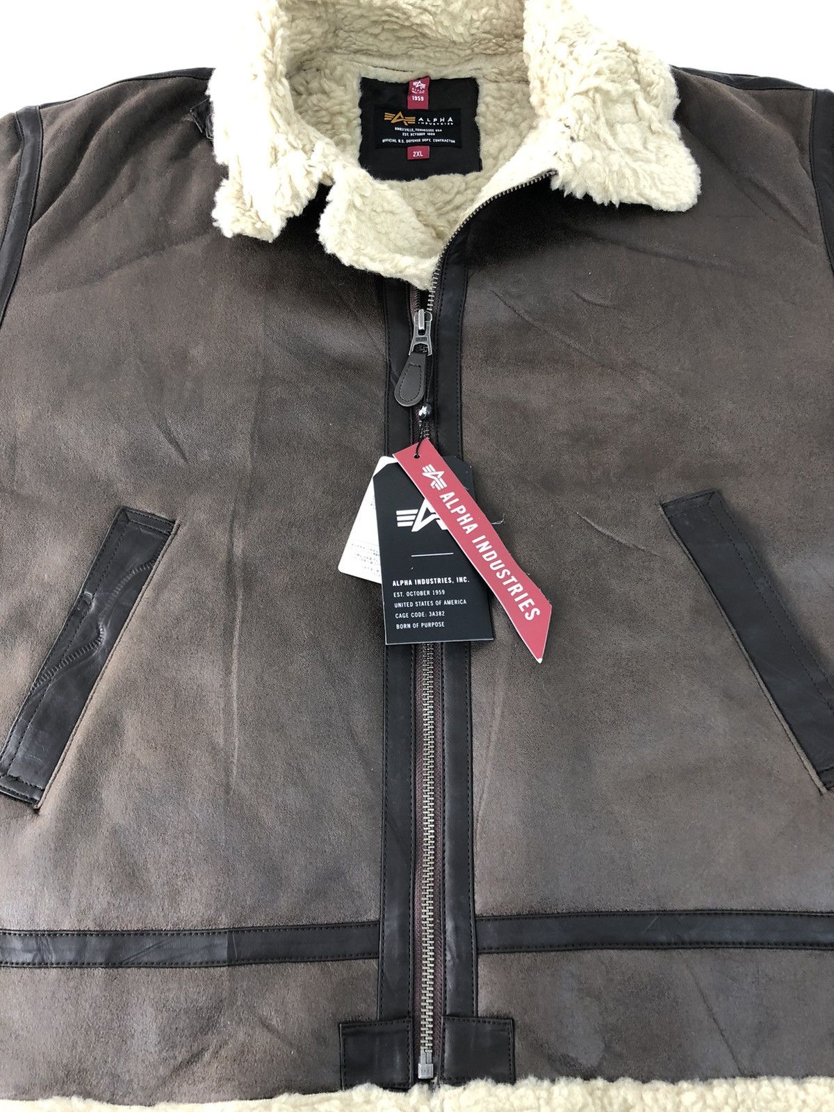 Alpha Industries Alpha Industries Type B3 Flight Bomber Padded Sherpa Inner Size US XXL / EU 58 / 5 - 3 Thumbnail