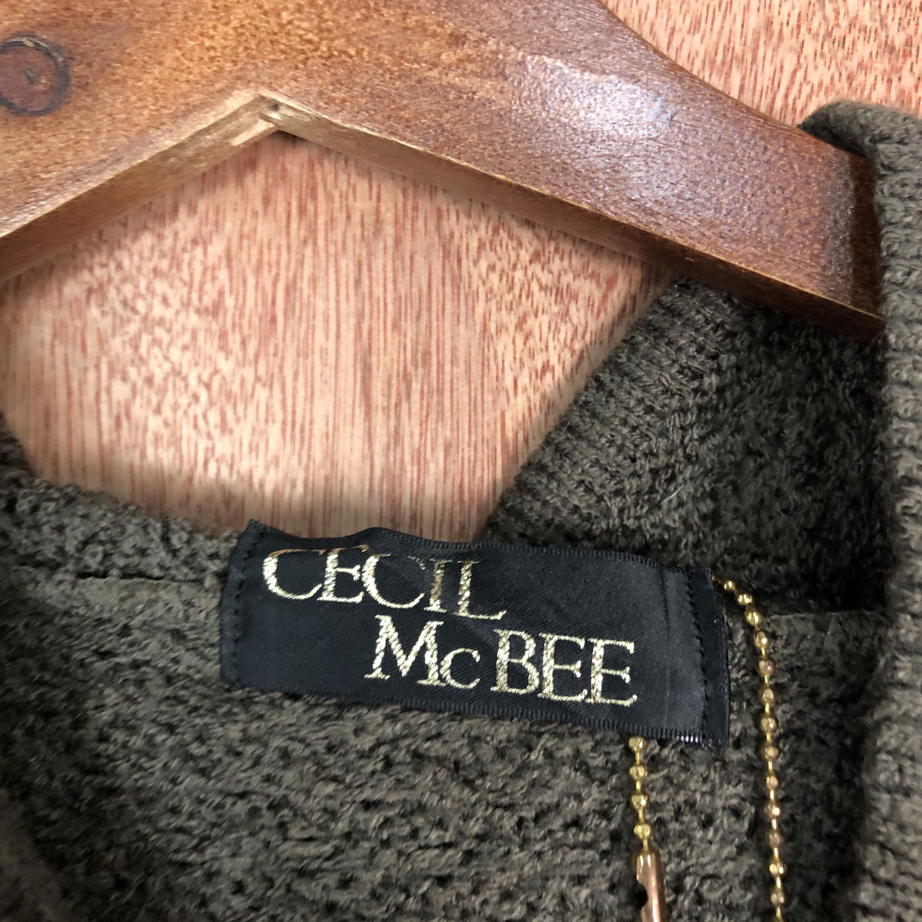 Homespun Knitwear Cecil Mc Bee Brown Zipper Knitwear sweater #c489 Size M / US 6-8 / IT 42-44 - 9 Thumbnail