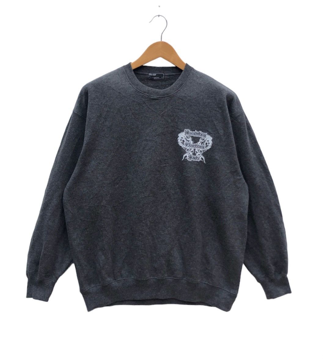 Japanese Brand HILL CROP Crew Neck Sweatshirt #0738-22 Size US L / EU 52-54 / 3 - 4 Thumbnail