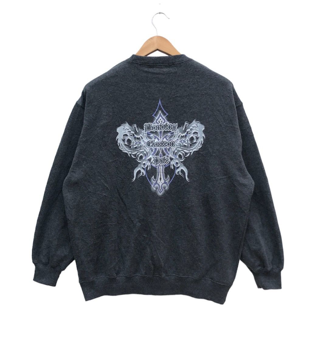 Japanese Brand HILL CROP Crew Neck Sweatshirt #0738-22 Size US L / EU 52-54 / 3 - 1 Thumbnail