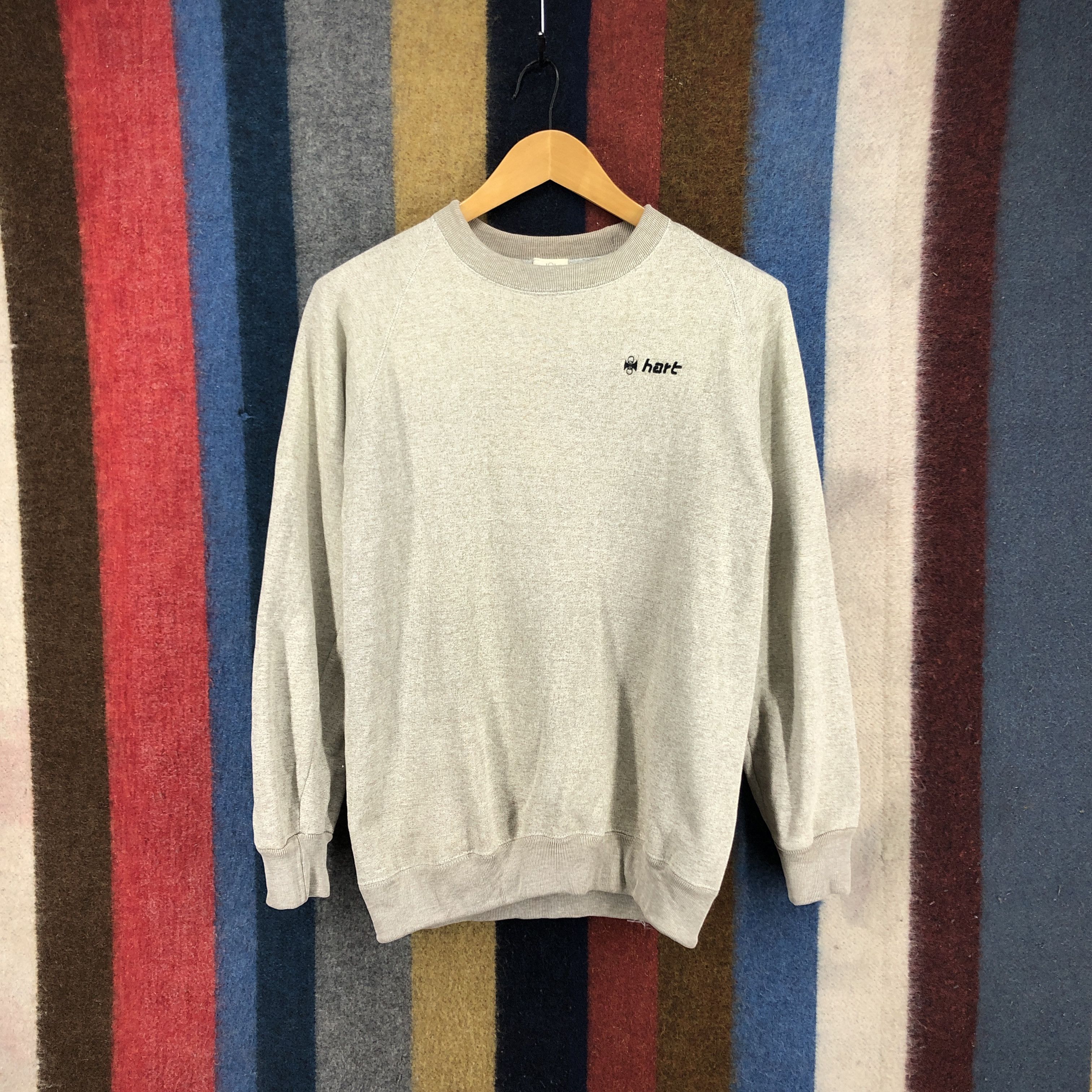 image of Hart Skis St. Paul Usa Crew Neck Sweatshirt 0403/q in Beige, Men's (Size Small)