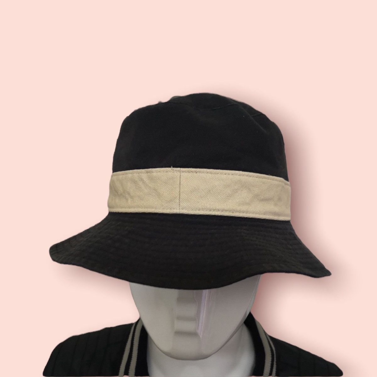 Lacoste × Vintage VTG JAPAN LACOSTE REVERSIBLE BUCKET HAT Size ONE SIZE - 12 Thumbnail
