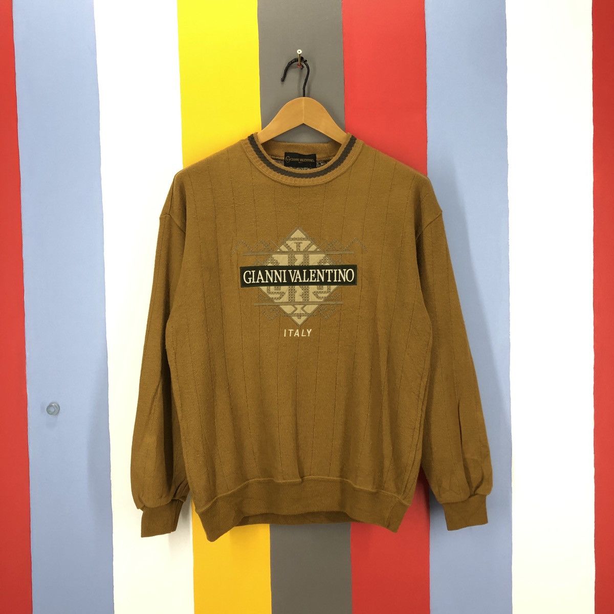 Gianni Valentino Vintage GIANNI VALENTINO Crew Neck Sweatshirt #1064/AK Size US M / EU 48-50 / 2 - 1 Thumbnail