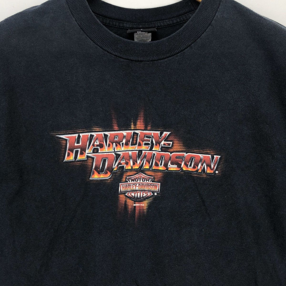 Harley Davidson Y2K Vintage JAMESTOWN CALIFORNIA Crew Neck T Shirt #1239-43 Size US M / EU 48-50 / 2 - 4 Thumbnail