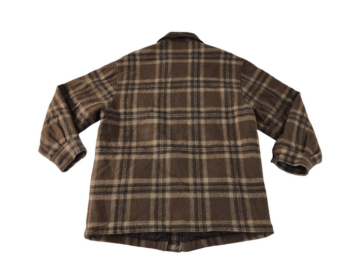 Japanese Brand × Uniqlo 90s Uniqlo Corduroy Quilted Inner Zipper Plaid Check Design Size US M / EU 48-50 / 2 - 2 Thumbnail