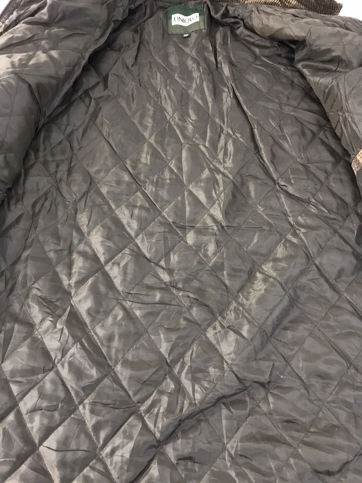Japanese Brand × Uniqlo 90s Uniqlo Corduroy Quilted Inner Zipper Plaid Check Design Size US M / EU 48-50 / 2 - 6 Thumbnail