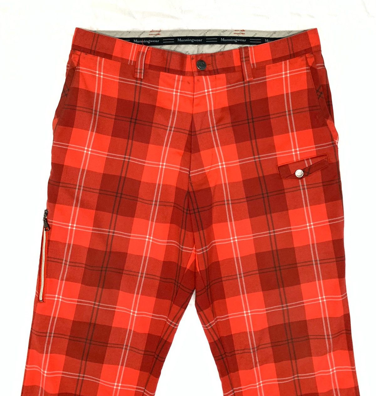 20471120 × Beauty Beast × Designer 🔥Vintage Checked Tartan Plaid Punk Gothic Trousers Pants Size US 31 - 3 Thumbnail