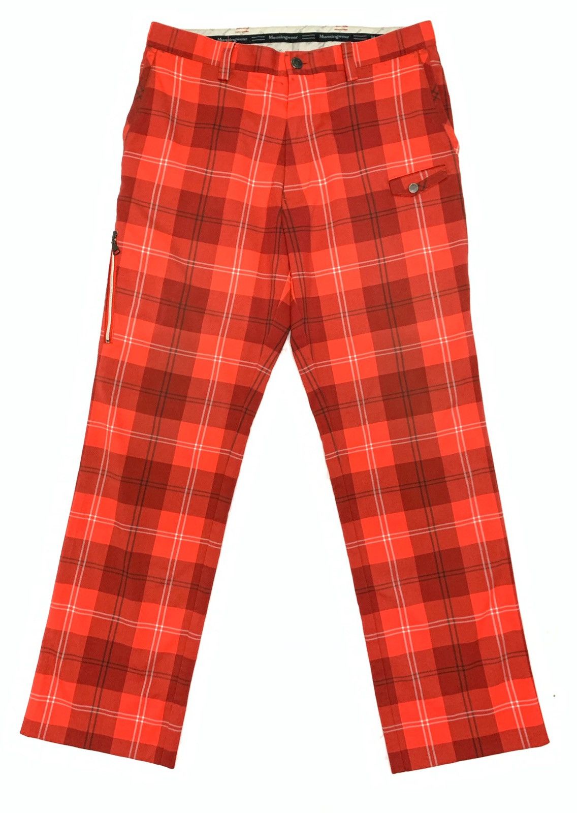 20471120 × Beauty Beast × Designer 🔥Vintage Checked Tartan Plaid Punk Gothic Trousers Pants Size US 31 - 1 Thumbnail