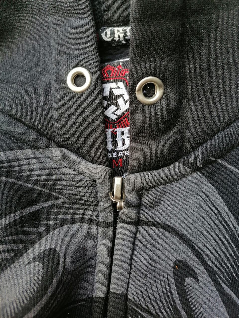 Tribal Streetwear Tribal Skulls Overprint Zipper Hoodie Size US M / EU 48-50 / 2 - 3 Thumbnail