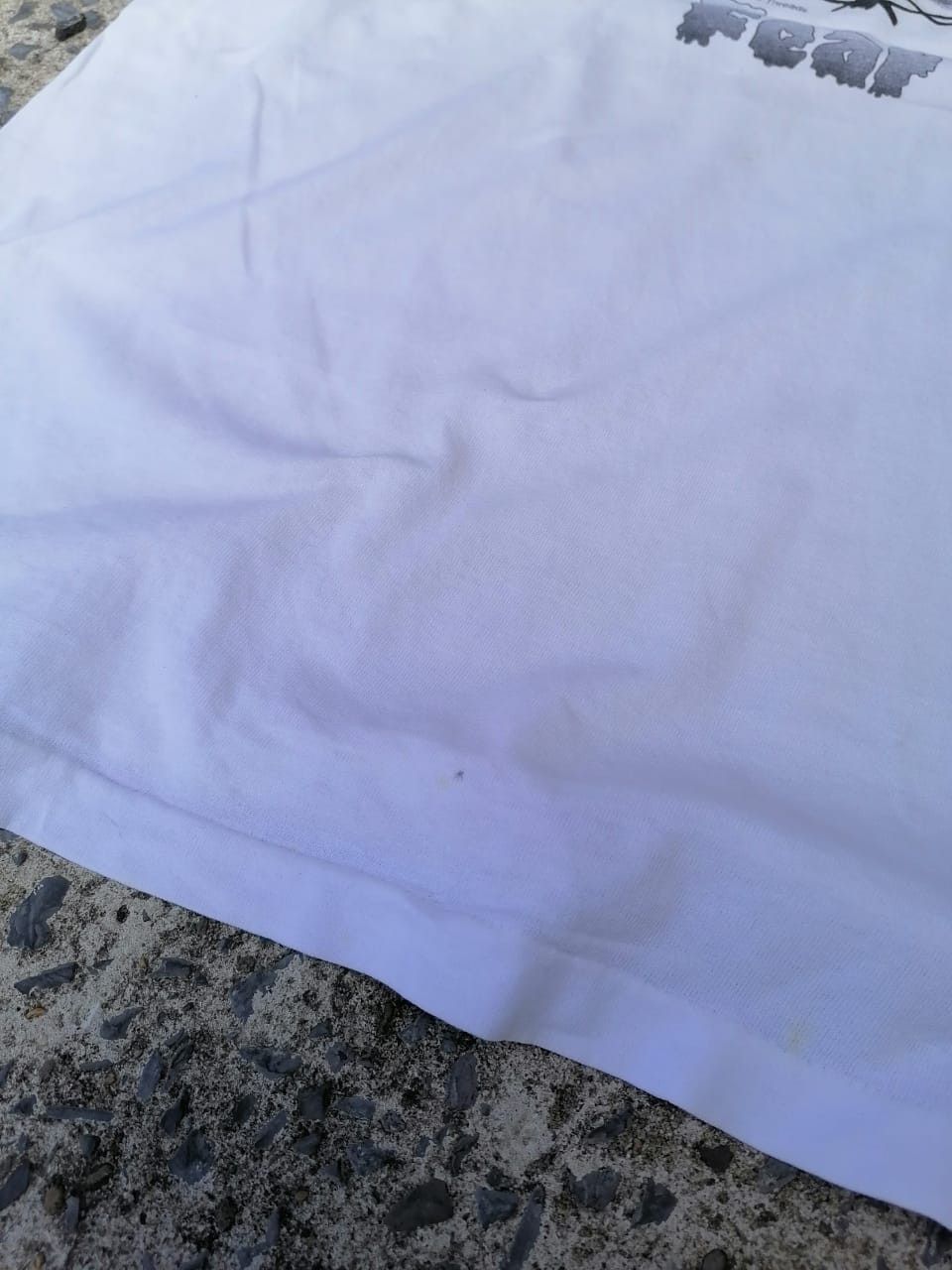 Hanes × Vintage Vintage 90s Cowboy Up Fear This Photo Tee Size US XL / EU 56 / 4 - 3 Thumbnail
