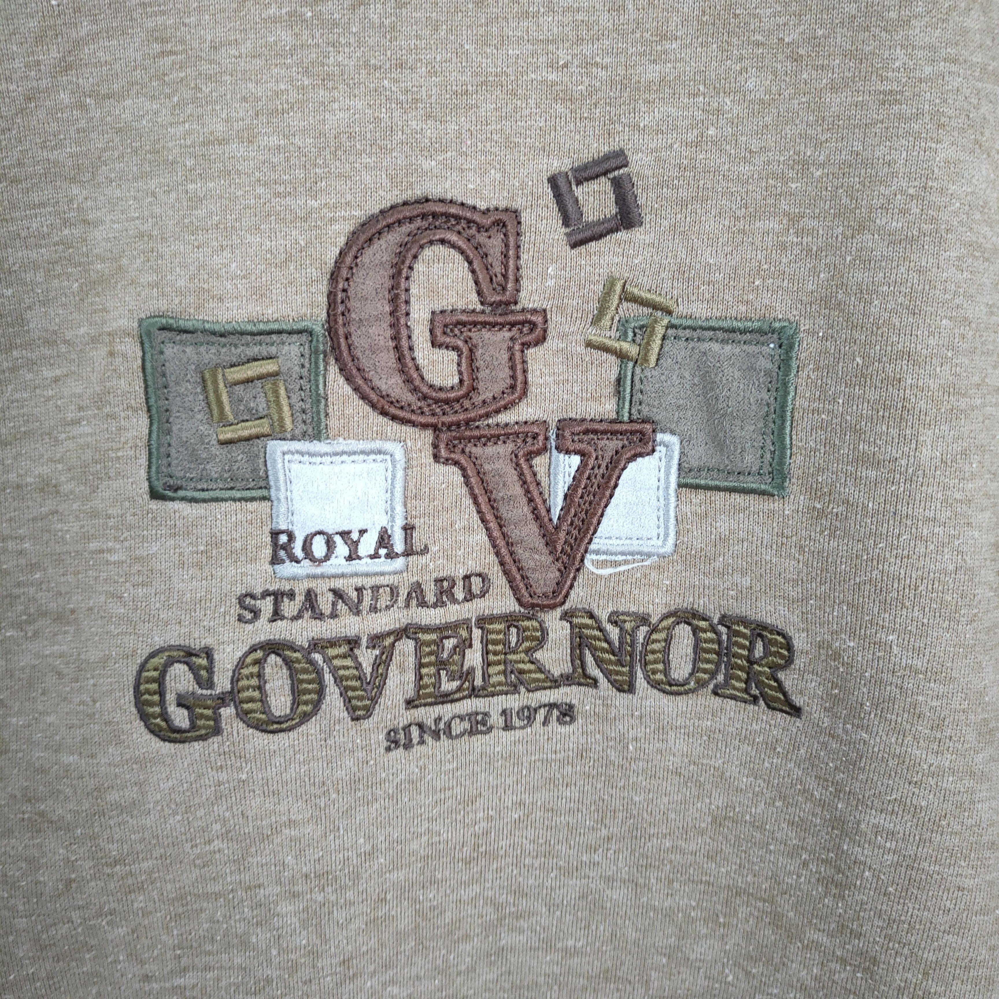 Japanese Brand × Vintage GOVERNOR FADED BROWN SWEATSHIRTS Size US L / EU 52-54 / 3 - 3 Thumbnail
