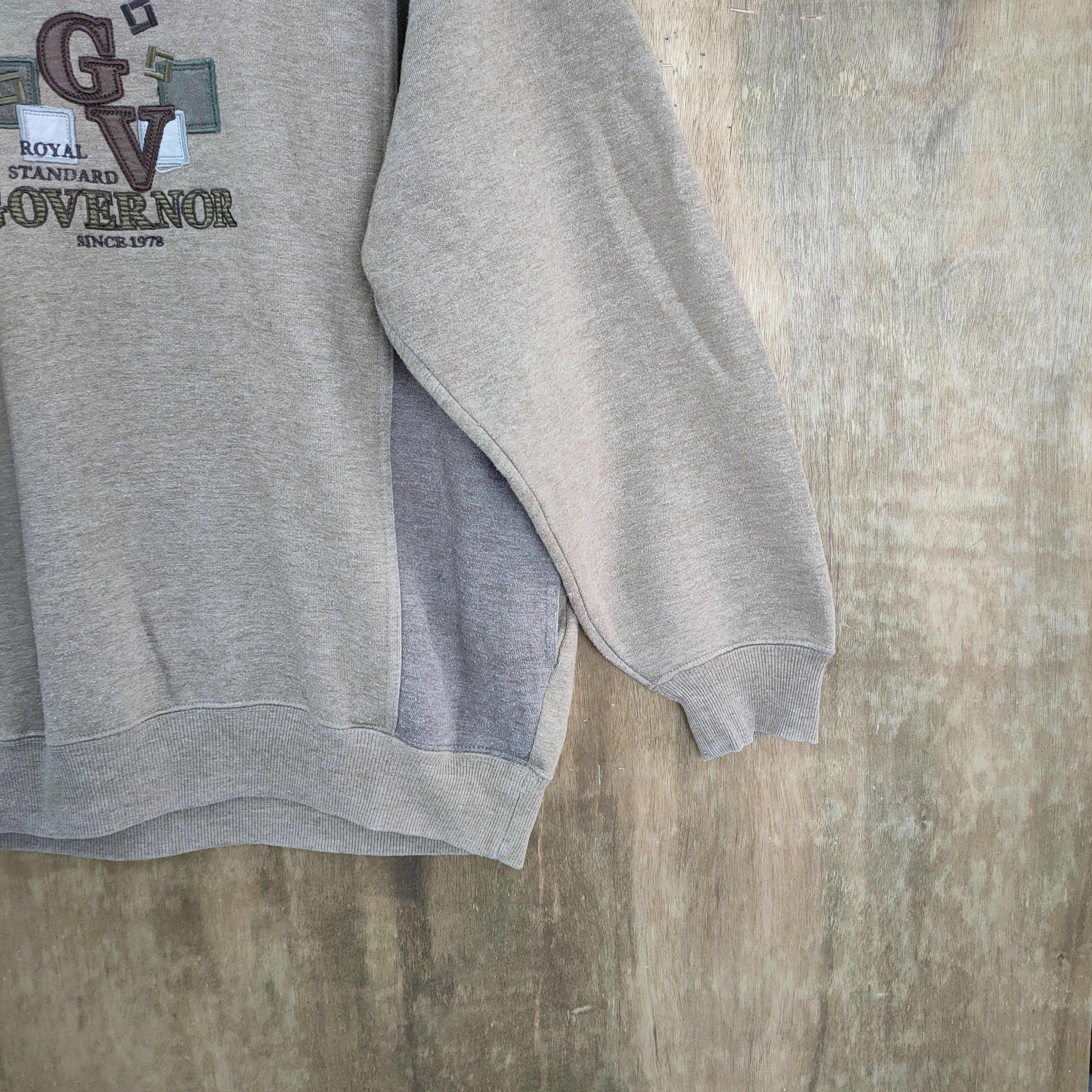 Japanese Brand × Vintage GOVERNOR FADED BROWN SWEATSHIRTS Size US L / EU 52-54 / 3 - 5 Thumbnail