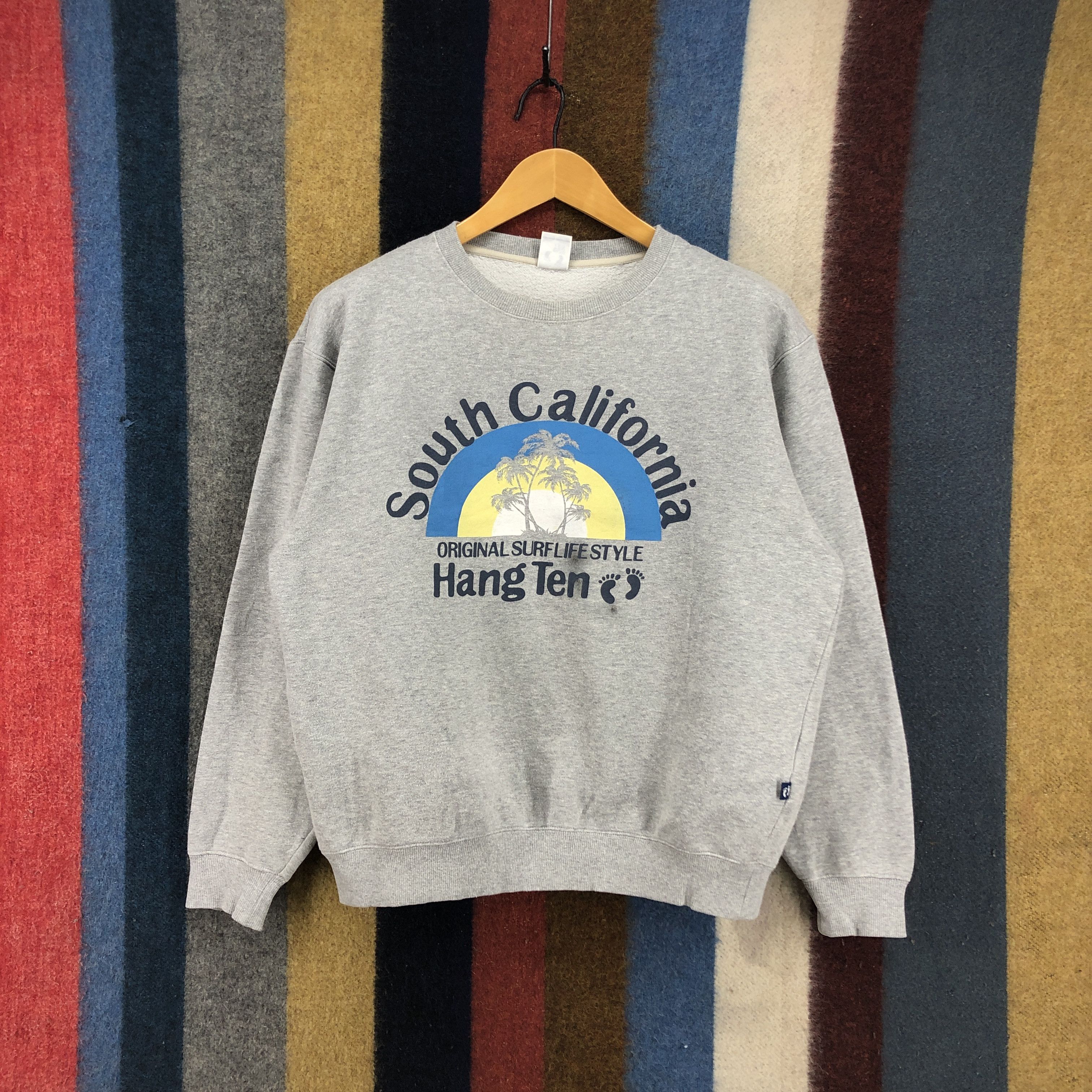 Hang Ten HANG TEN Crew Neck Sweatshirt #042-02 Size US L / EU 52-54 / 3 - 1 Thumbnail