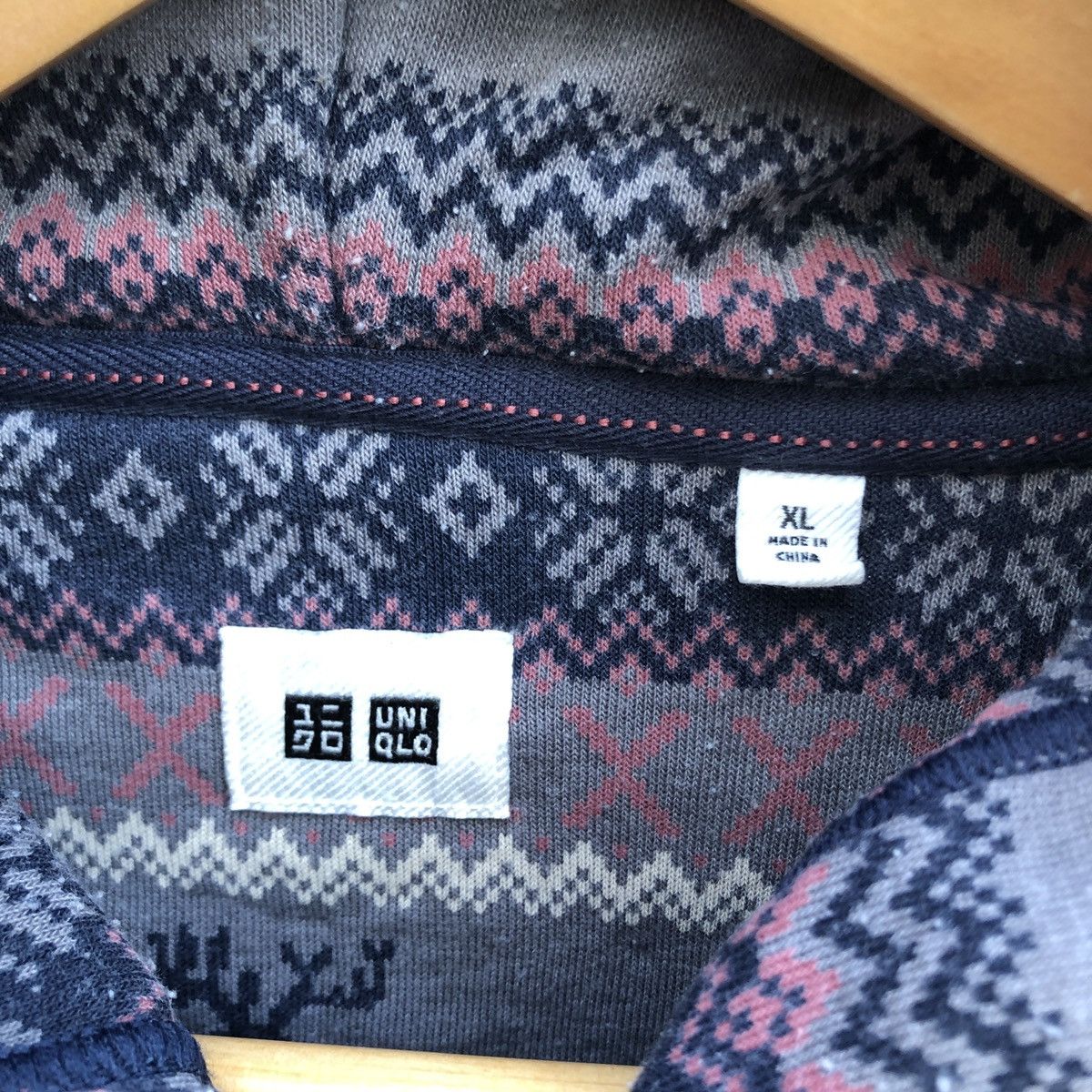 Uniqlo UNIQLO Zipper Hoodie #0516-15 Size US L / EU 52-54 / 3 - 3 Thumbnail
